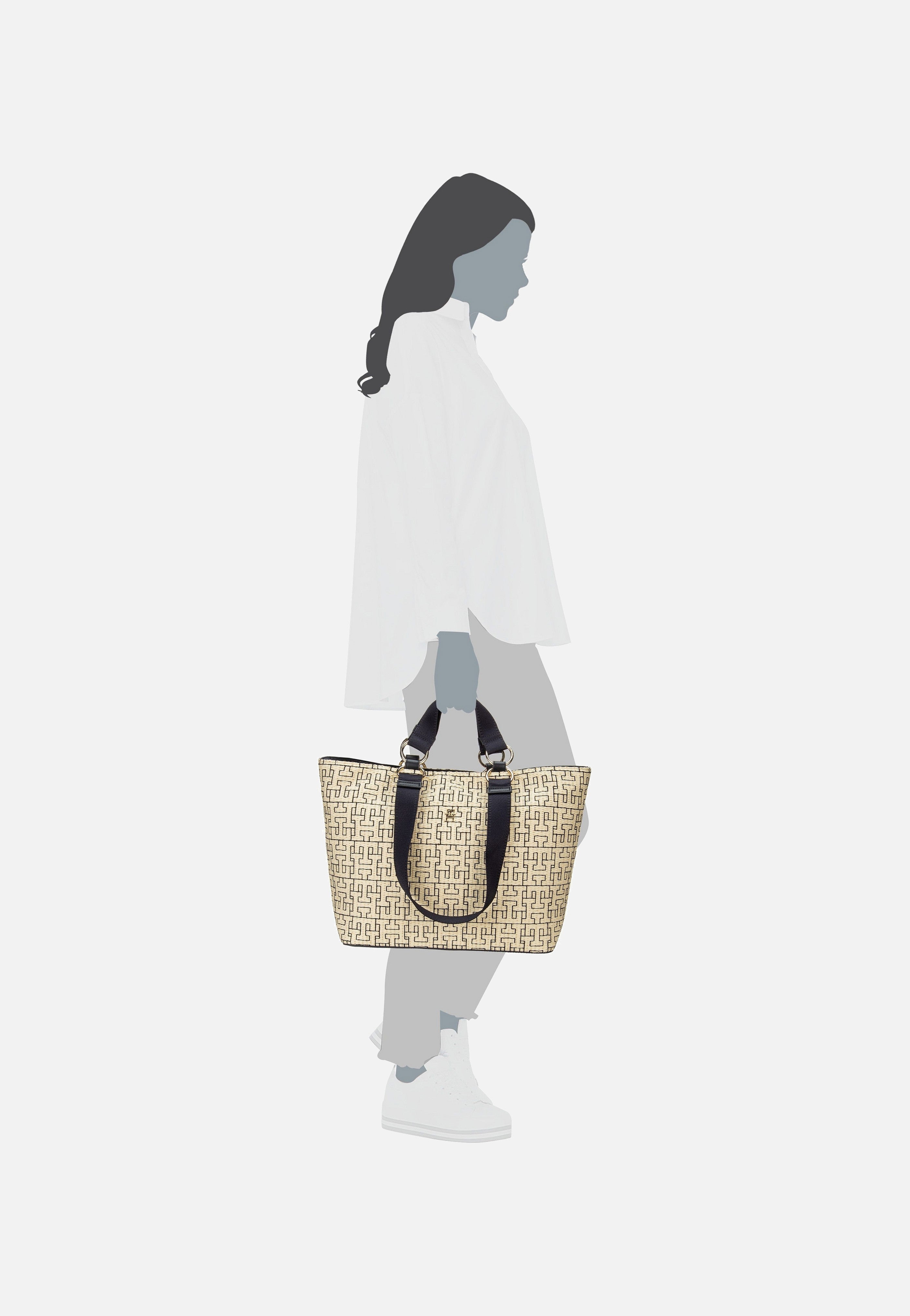 Tommy Hilfiger - TH City Mono Tote SP24 Space Blue - Tote Bag | Women-Image