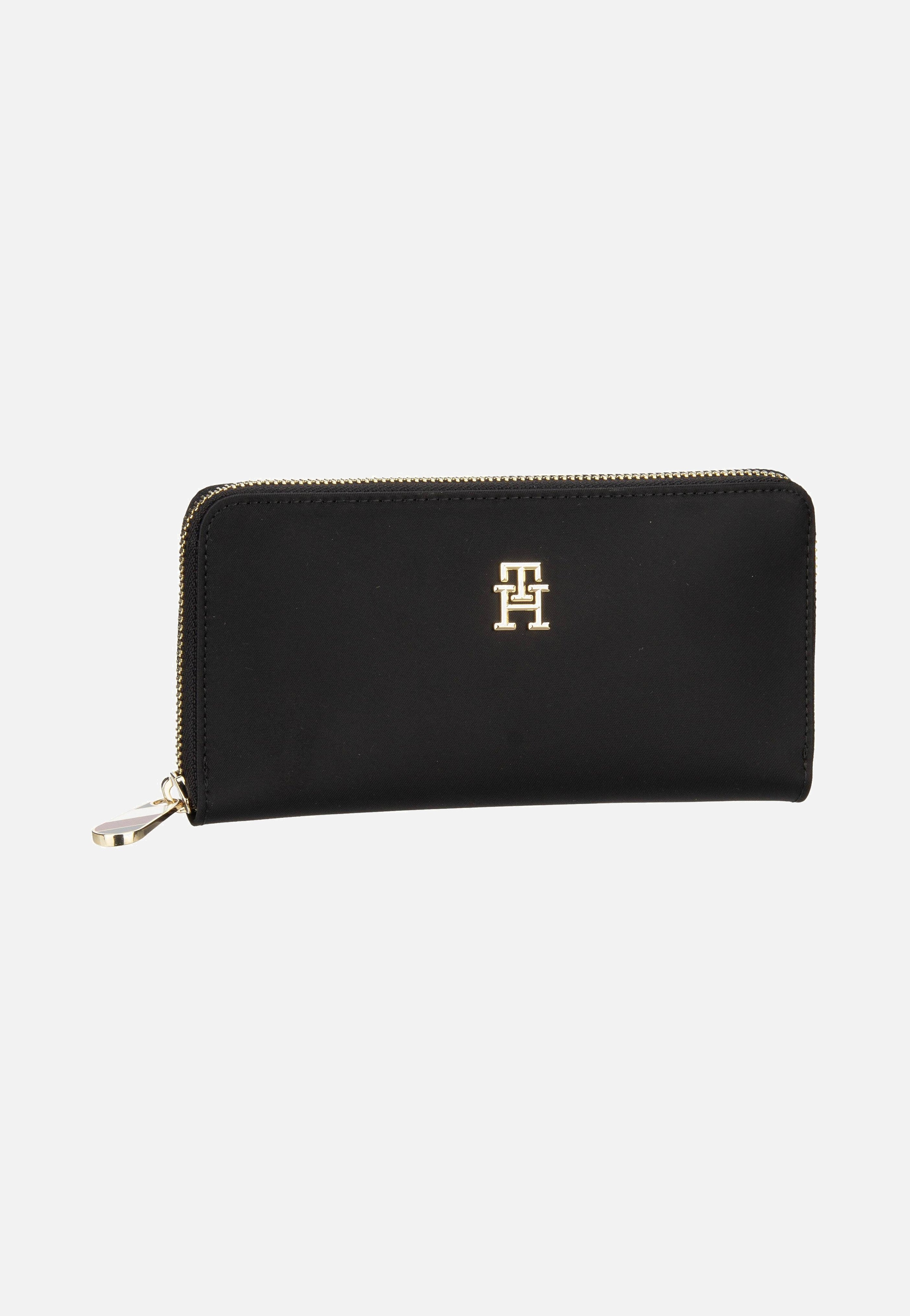 Tommy Hilfiger - TH Emblem Large ZA Black - Wallet | Women-Image