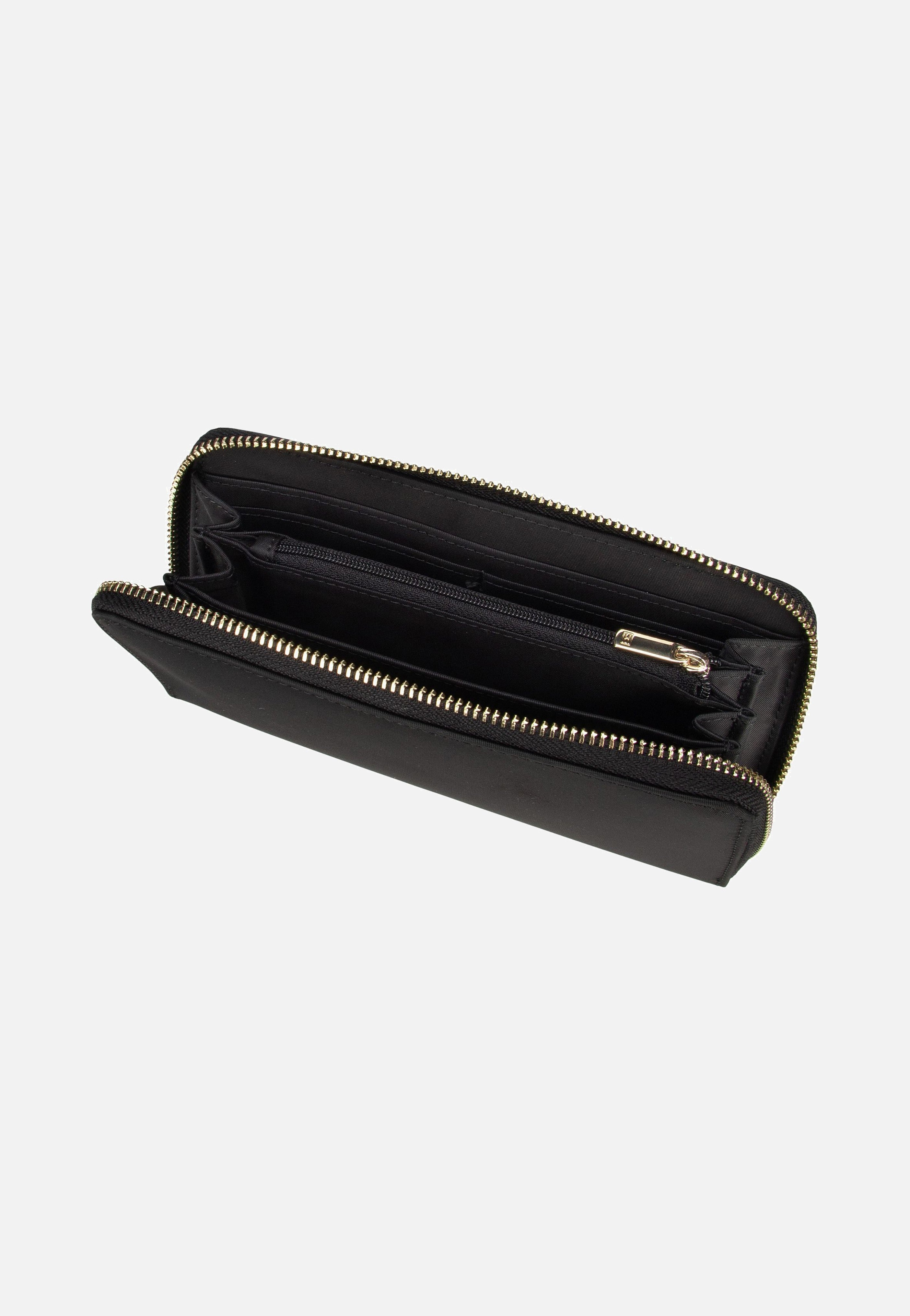 Tommy Hilfiger TH Emblem Large ZA Black Portemonnaie