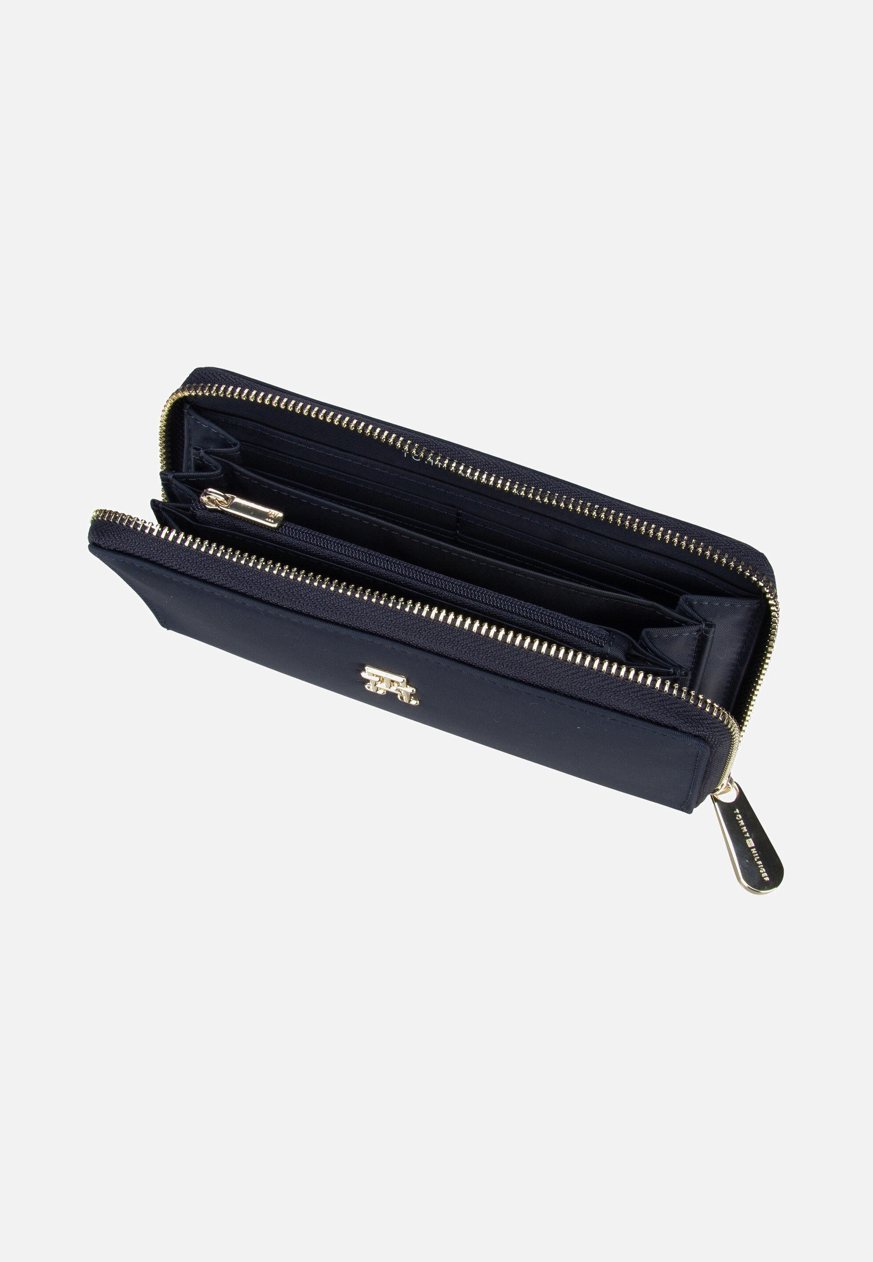 Tommy Hilfiger - TH Emblem Large ZA Space Blue - Wallet | Women-Image