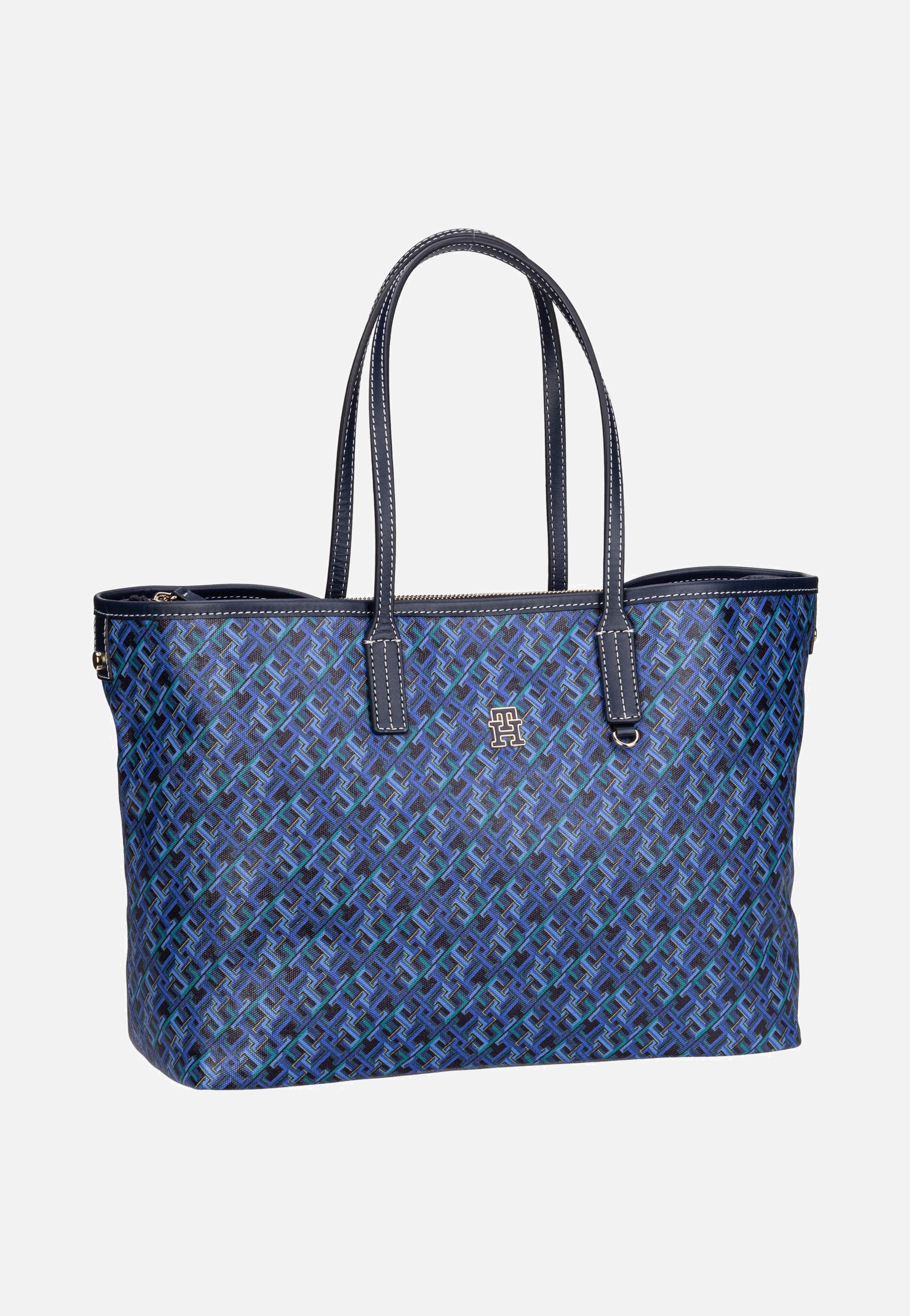 Tommy Hilfiger - TH Monoplay Leather Tote SP24 Space Blue - Shopper | Women-Image