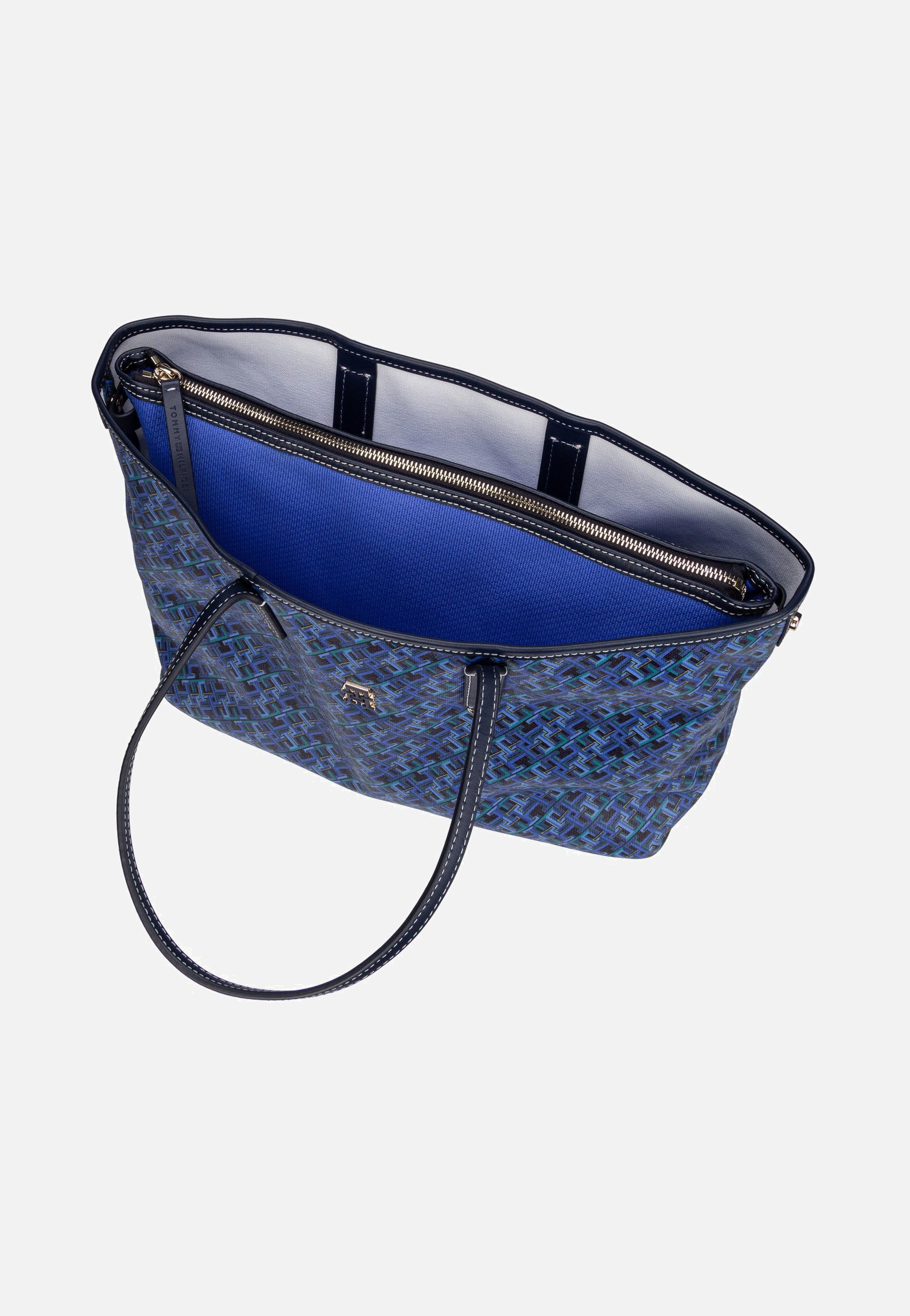 Tommy Hilfiger - TH Monoplay Leather Tote SP24 Space Blue - Shopper | Women-Image