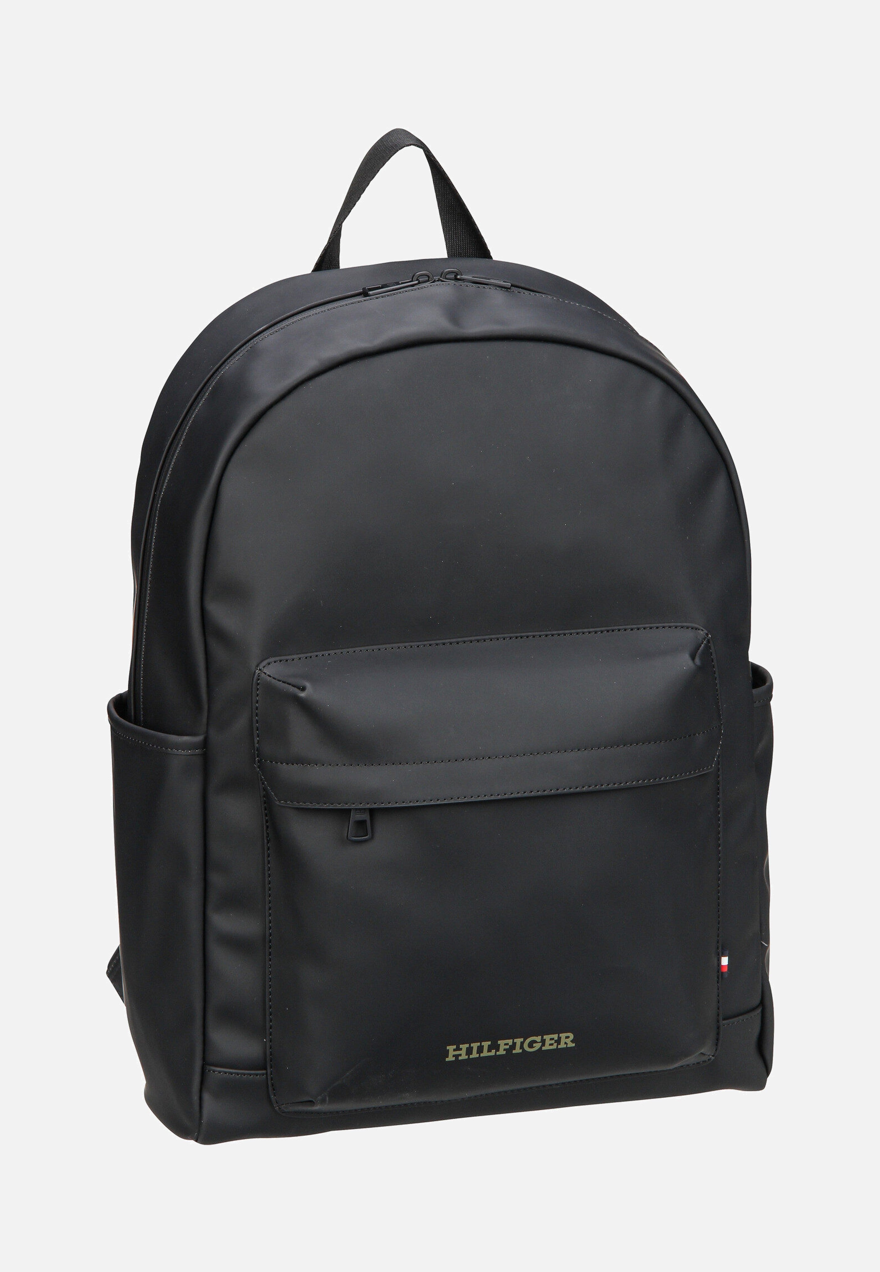 Tommy Hilfiger - TH Monotype Rain PU Dome PF24 Black - Backpack | Men-Image