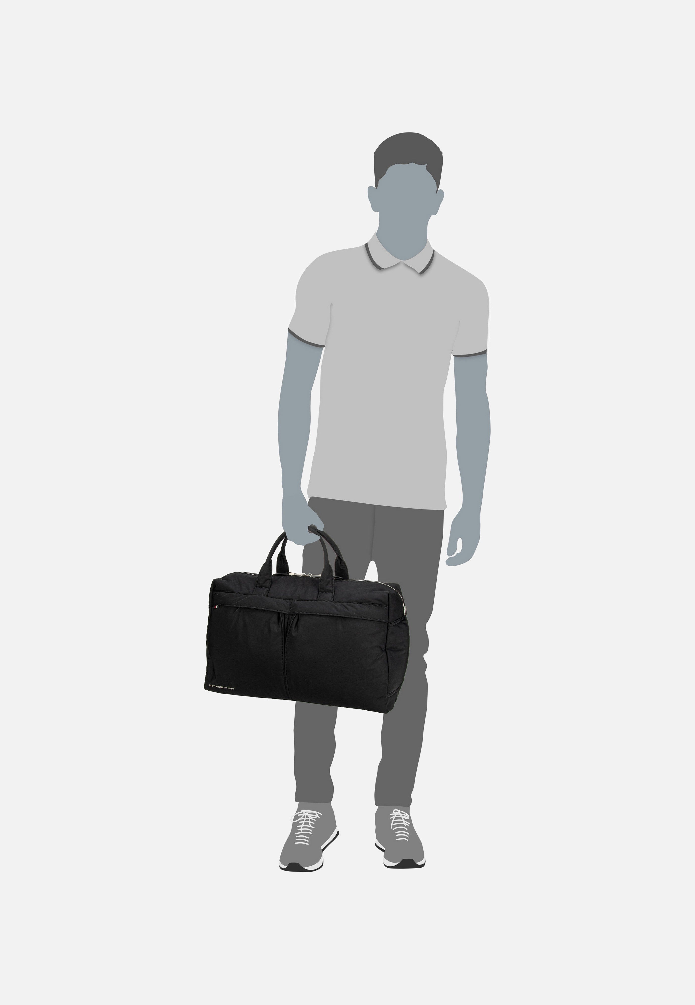 Tommy Hilfiger - TH Signature Duffle SP24 Black - Weekender | Men-Image