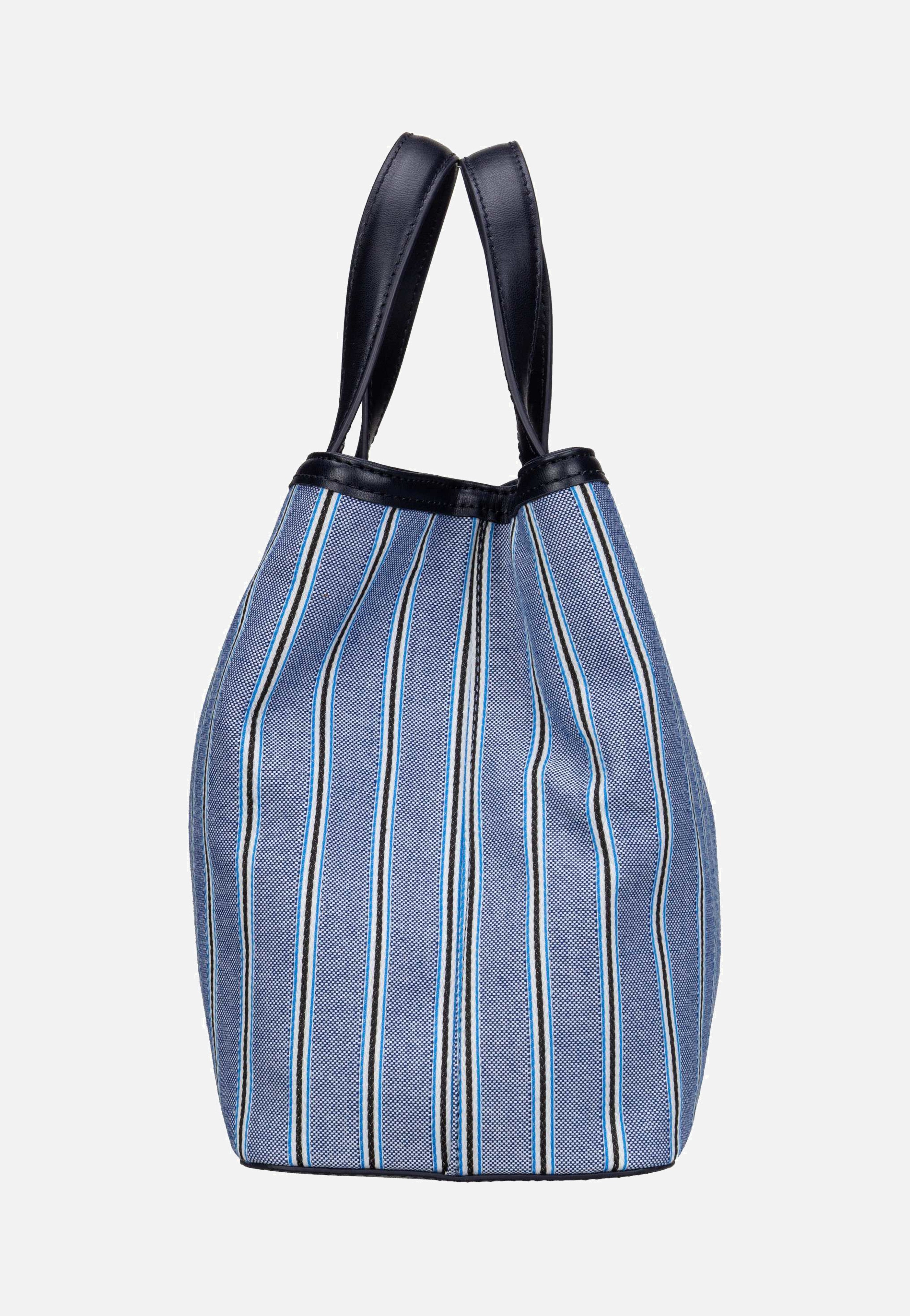 Tommy Hilfiger - TH Spring Chic Stripes SP24 Space Blue Stripes - Tote Bag | Women-Image