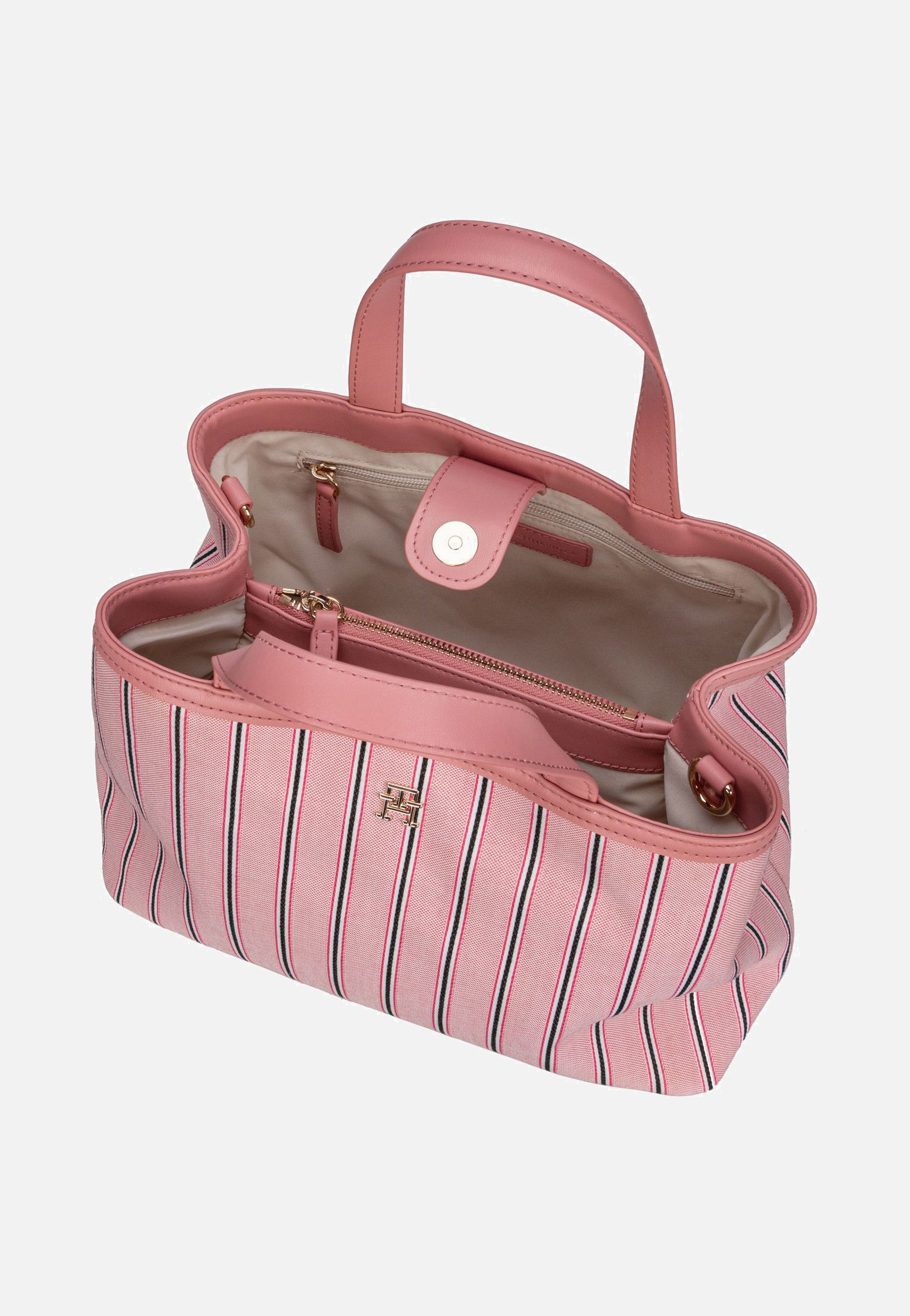 Tommy Hilfiger - TH Spring Chic Stripes SP24 Teaberry Blossom Stripes - Tote Bag | Women-Image