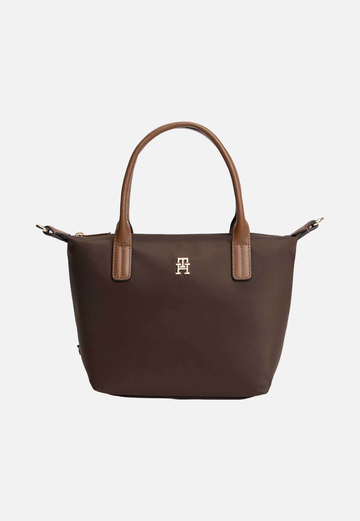 Tommy Hilfiger Popette Mini Tote Fondant Brown Tote Bag