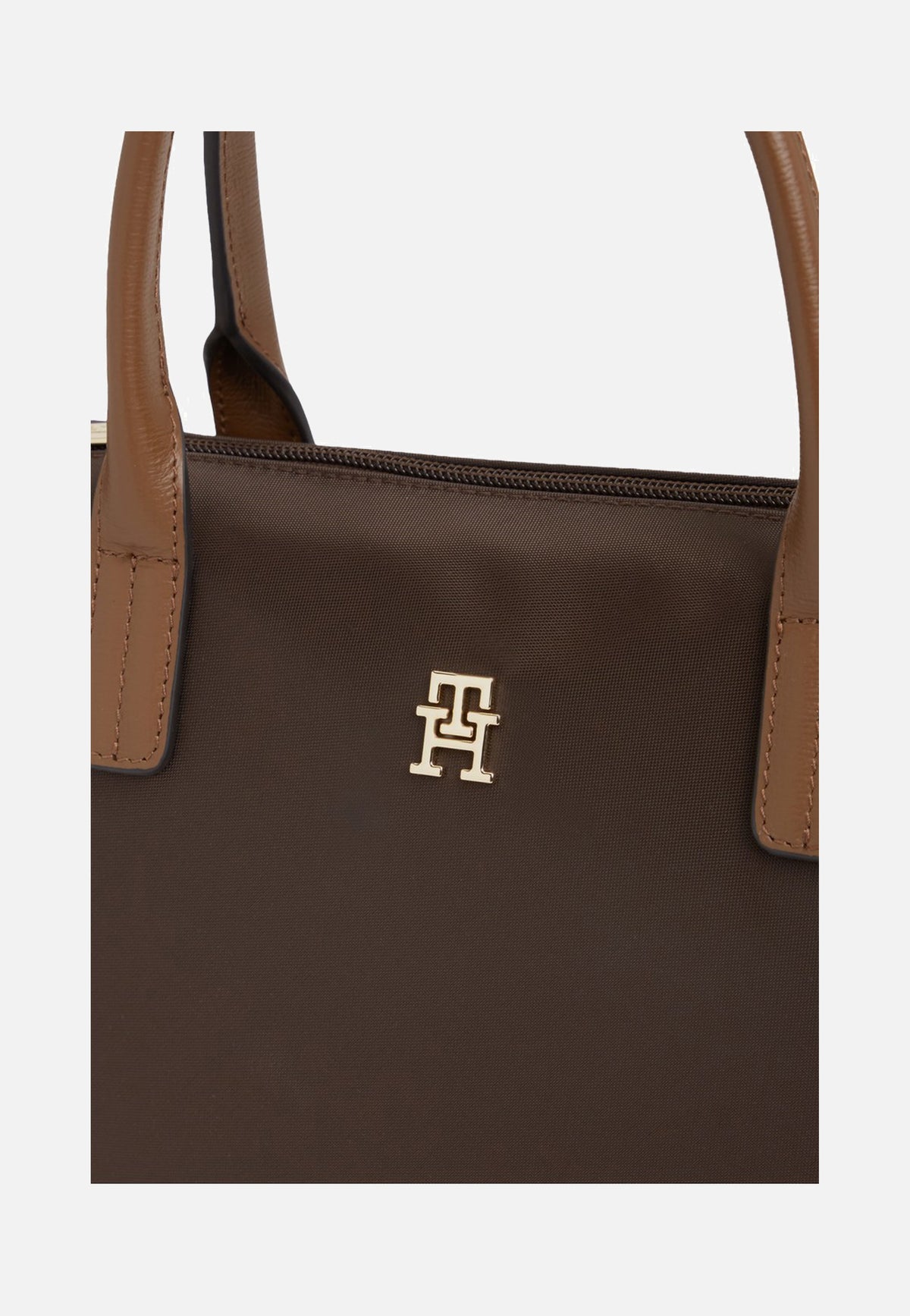 Tommy Hilfiger Popette Mini Tote Fondant Brown Tote Bag
