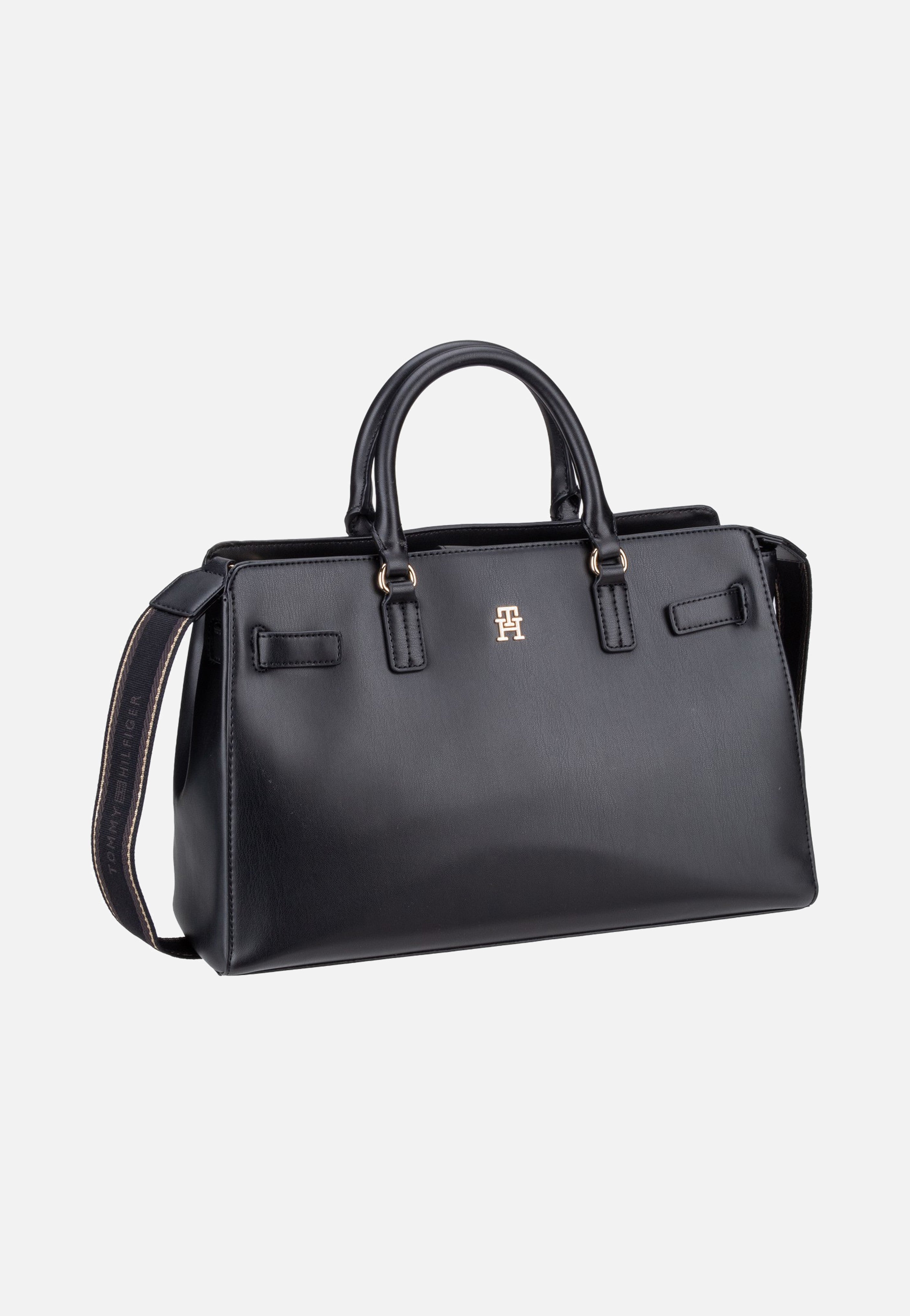 Tommy Hilfiger TH Joy Satchel Black Satchel