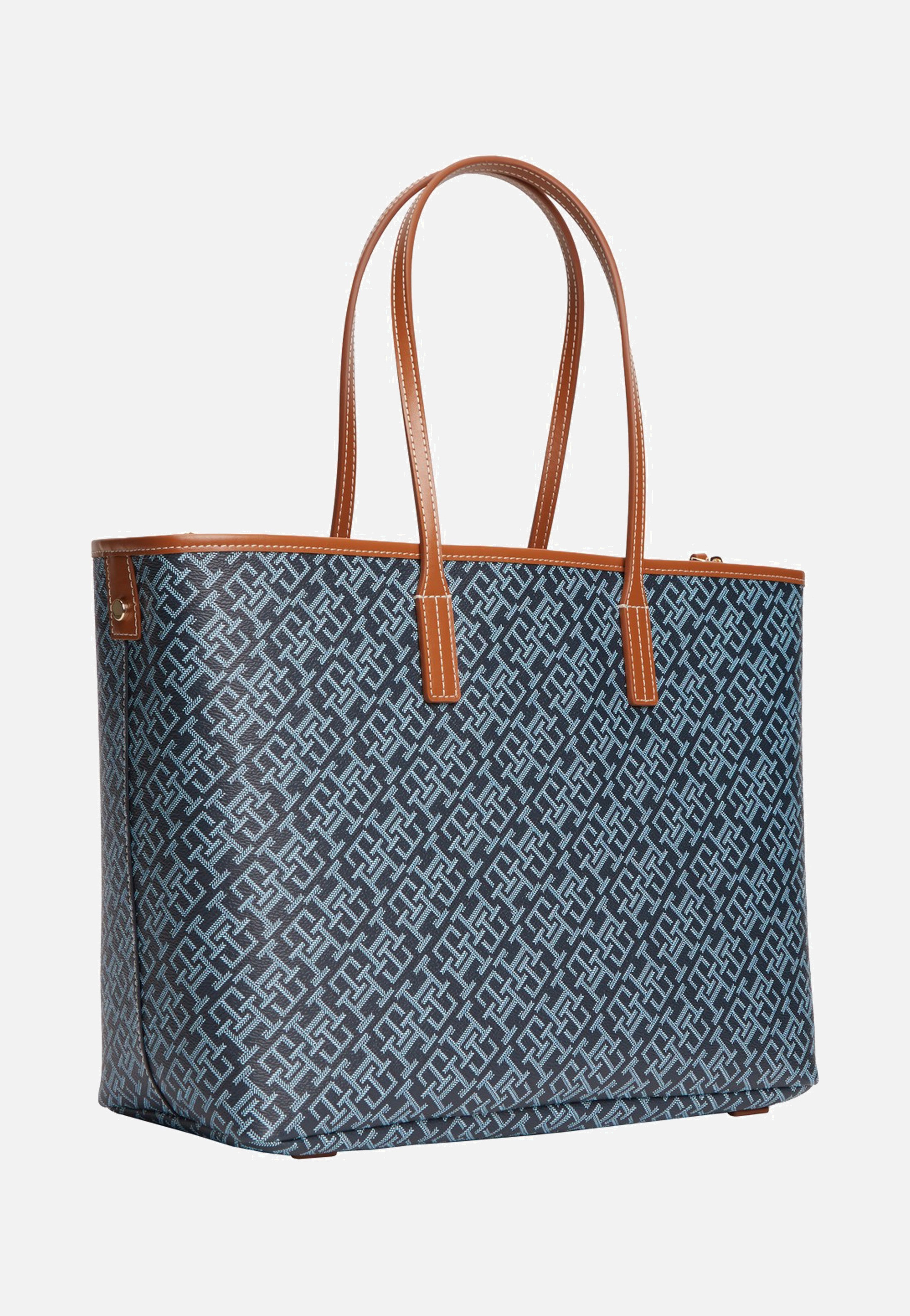 Tommy Hilfiger - TH Monoplay Tote Stripe Le Blue Mix - Shopper | Women-Image