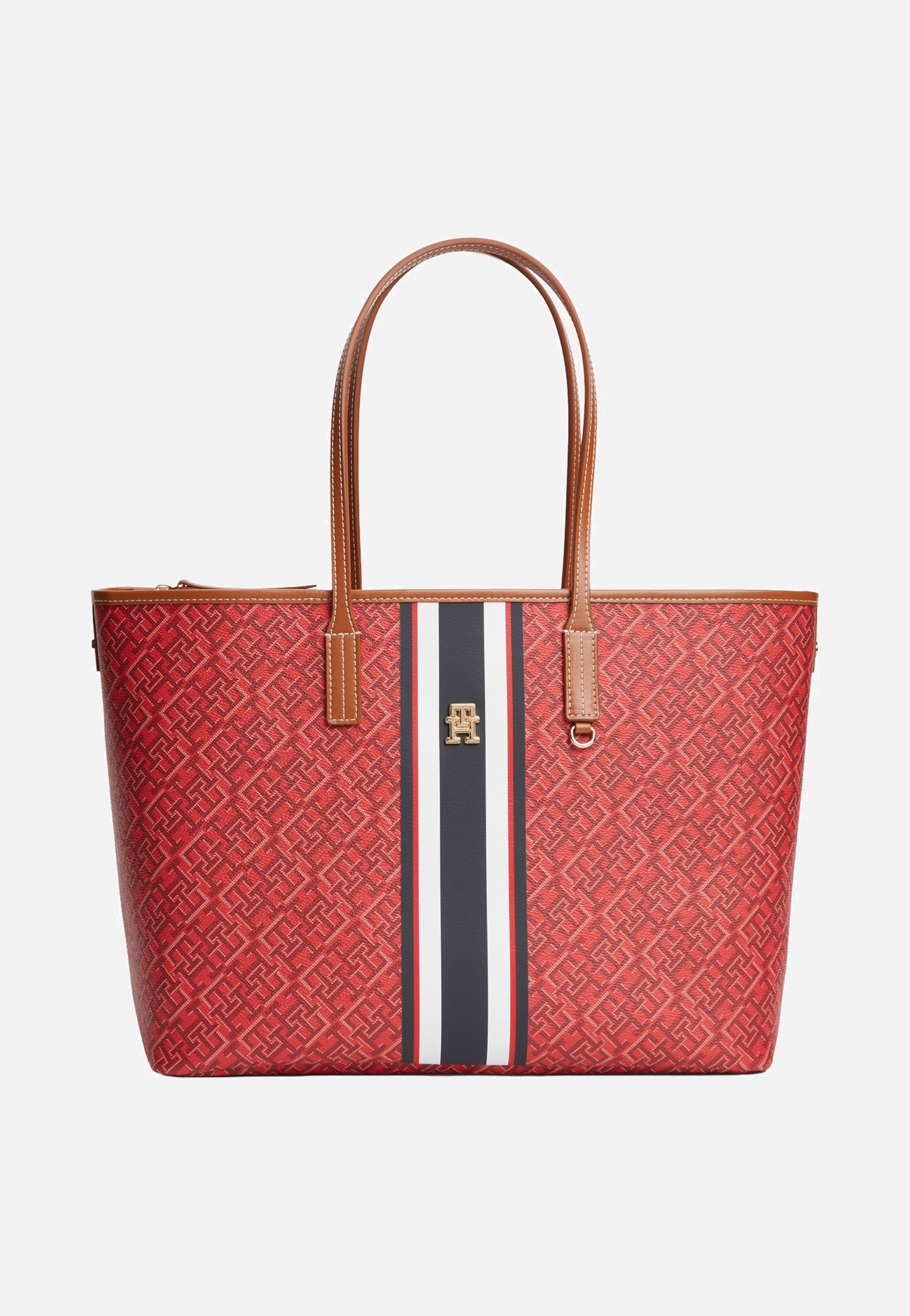 Tommy Hilfiger - TH Monoplay Tote Stripe Le Red Mix - Shopper | Women-Image