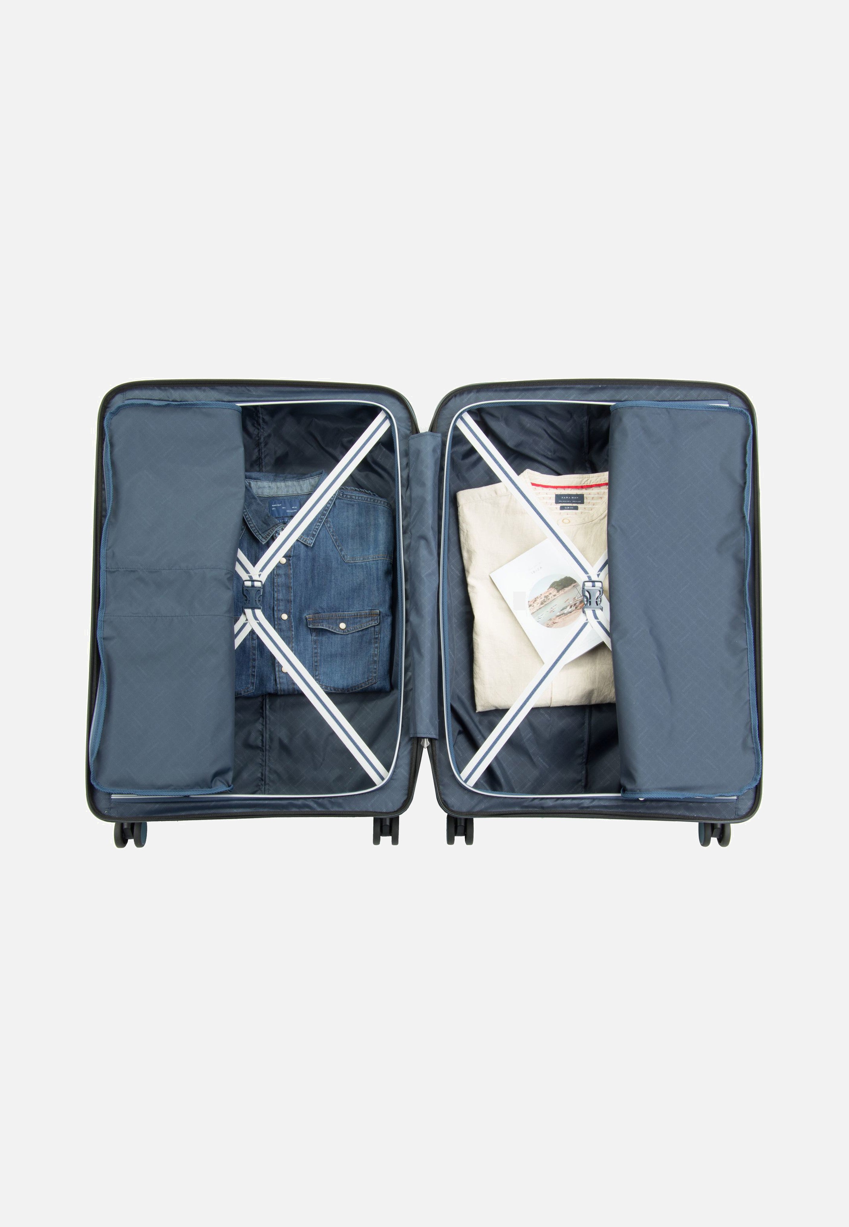 travelite - Air Base 4-Rad Trolley L Eisblau - Suitcase | Neutral-Image
