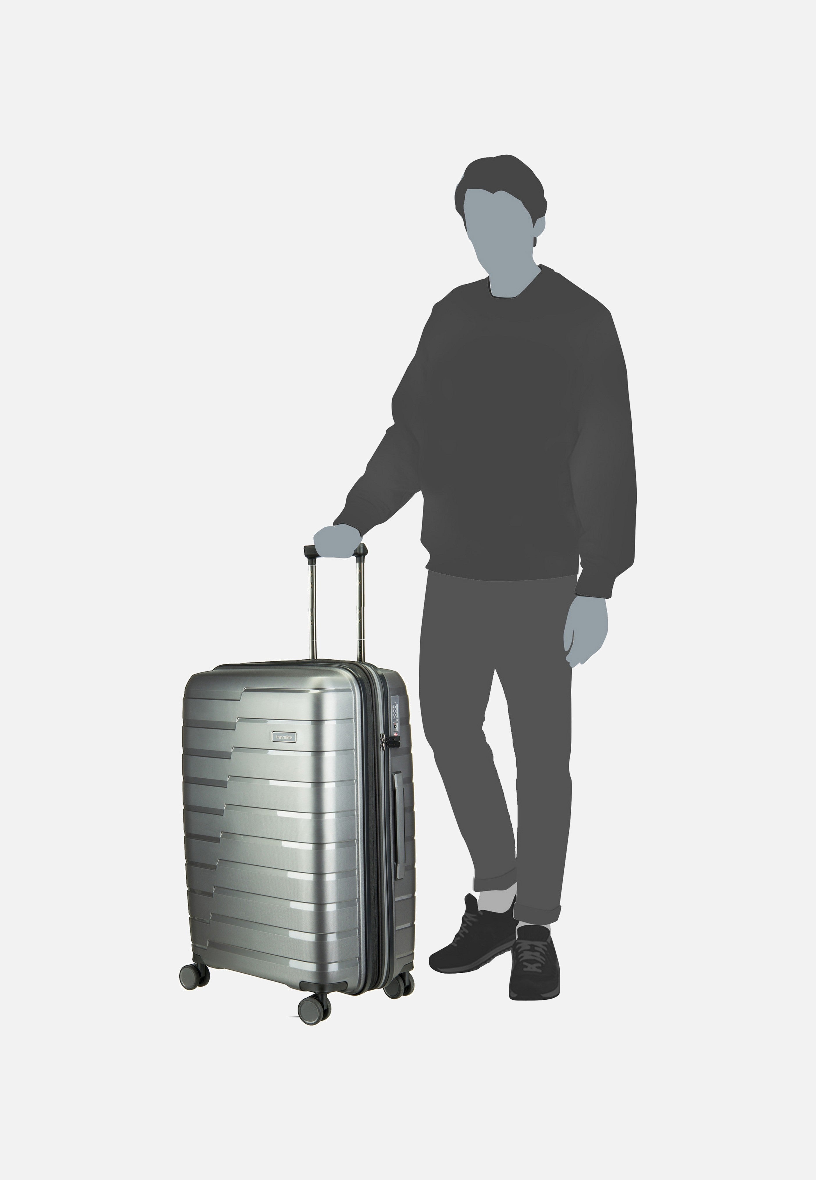 travelite - Air Base 4-Rad Trolley M Anthrazit - Suitcase | Neutral-Image