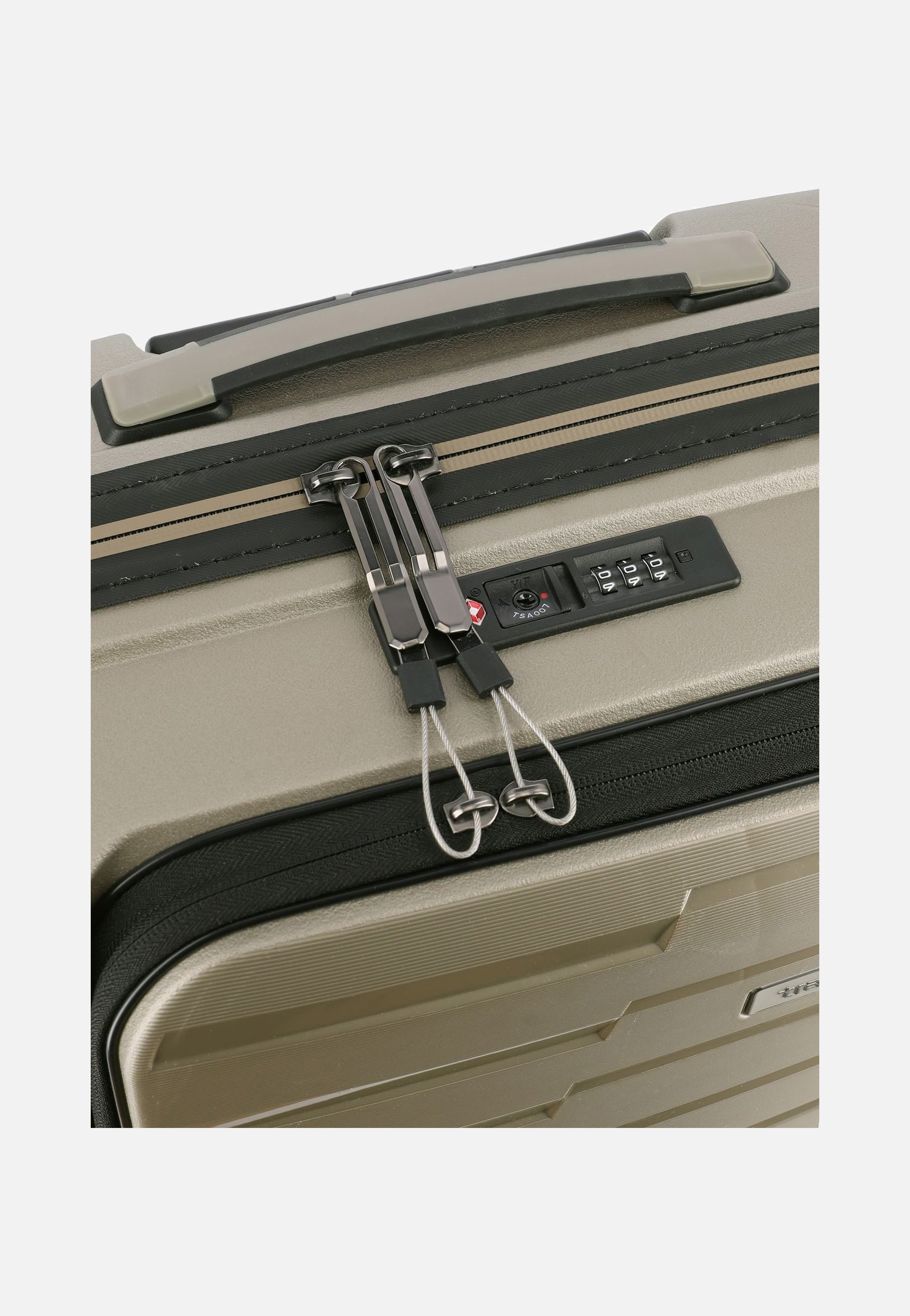 travelite - Air Base 4-Rad Trolley S Vortasche Champagner - Suitcase | Neutral-Image