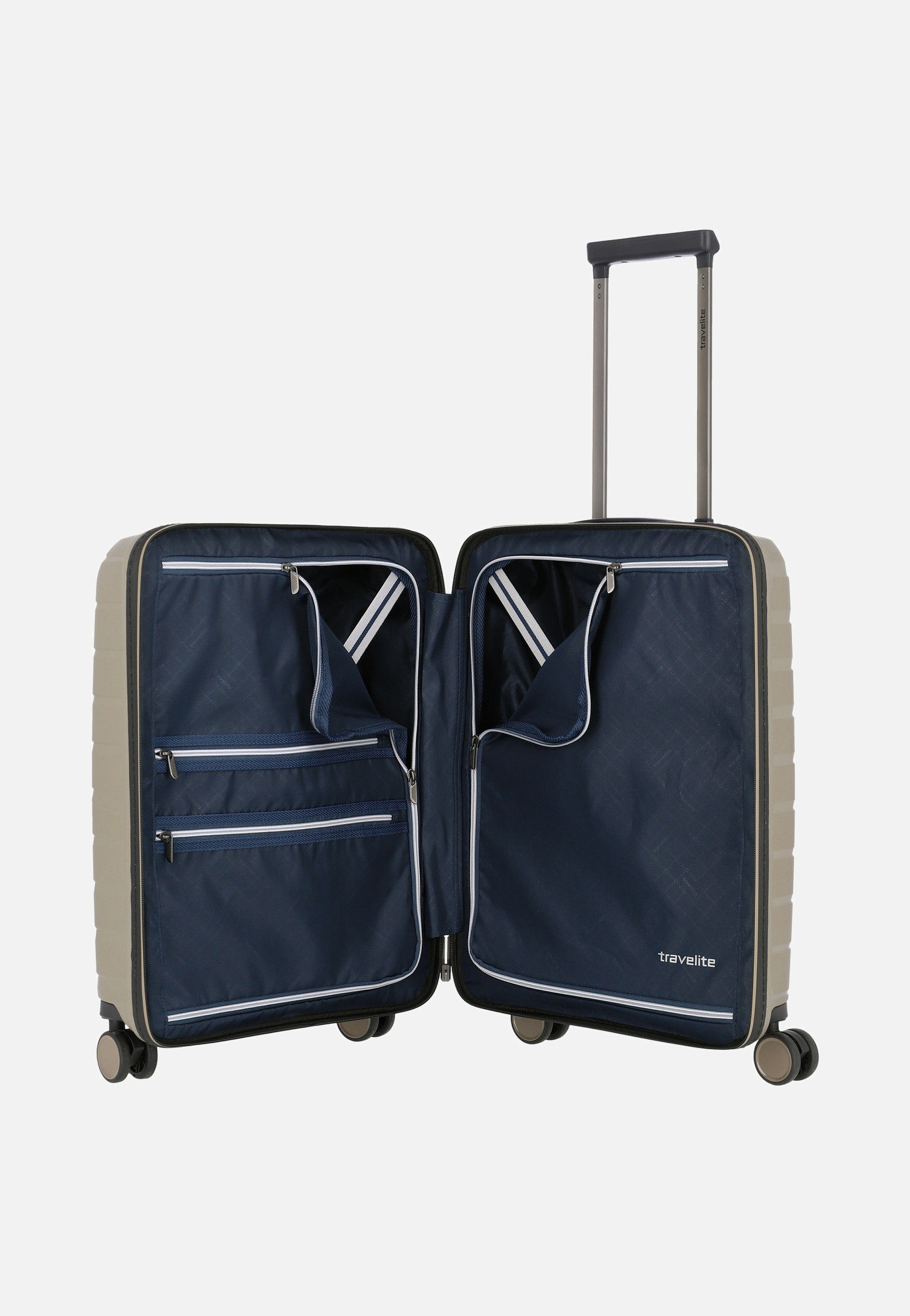 travelite - Air Base 4-Rad Trolley S Vortasche Champagner - Suitcase | Neutral-Image