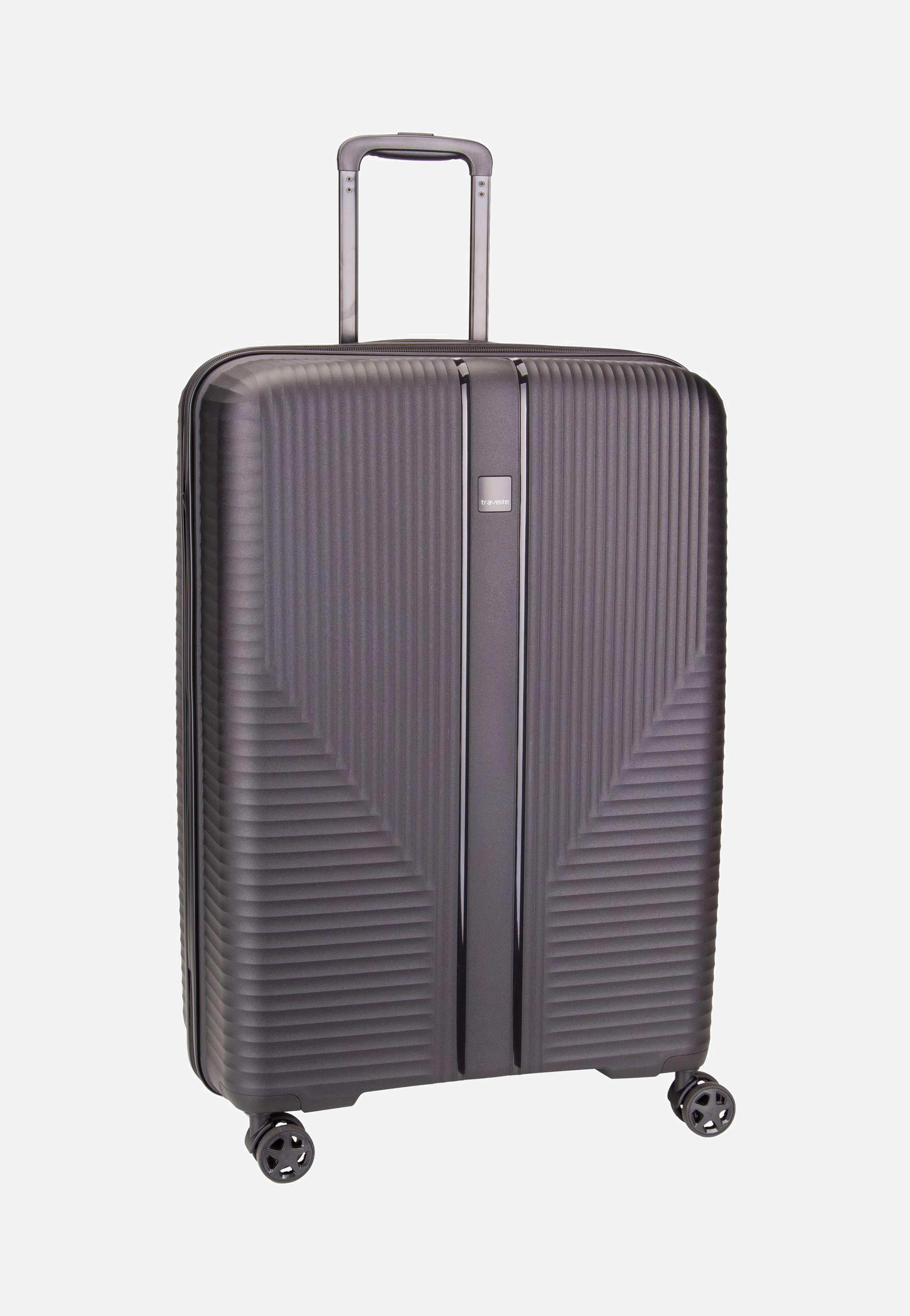 travelite - Air Stripe Trolley 4w L Black - Suitcase | Neutral-Image