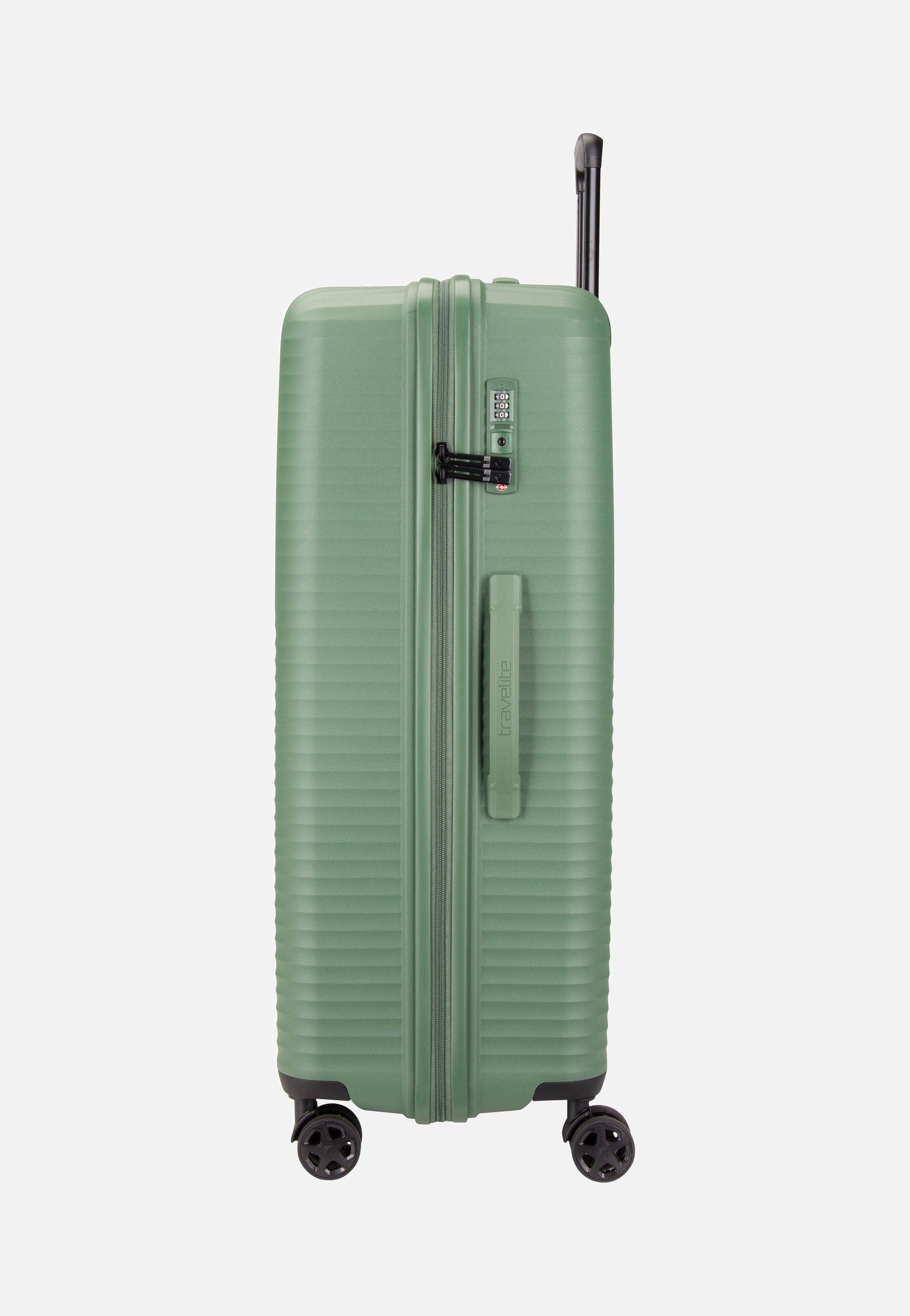travelite - Air Stripe Trolley 4w L Green - Suitcase | Neutral-Image