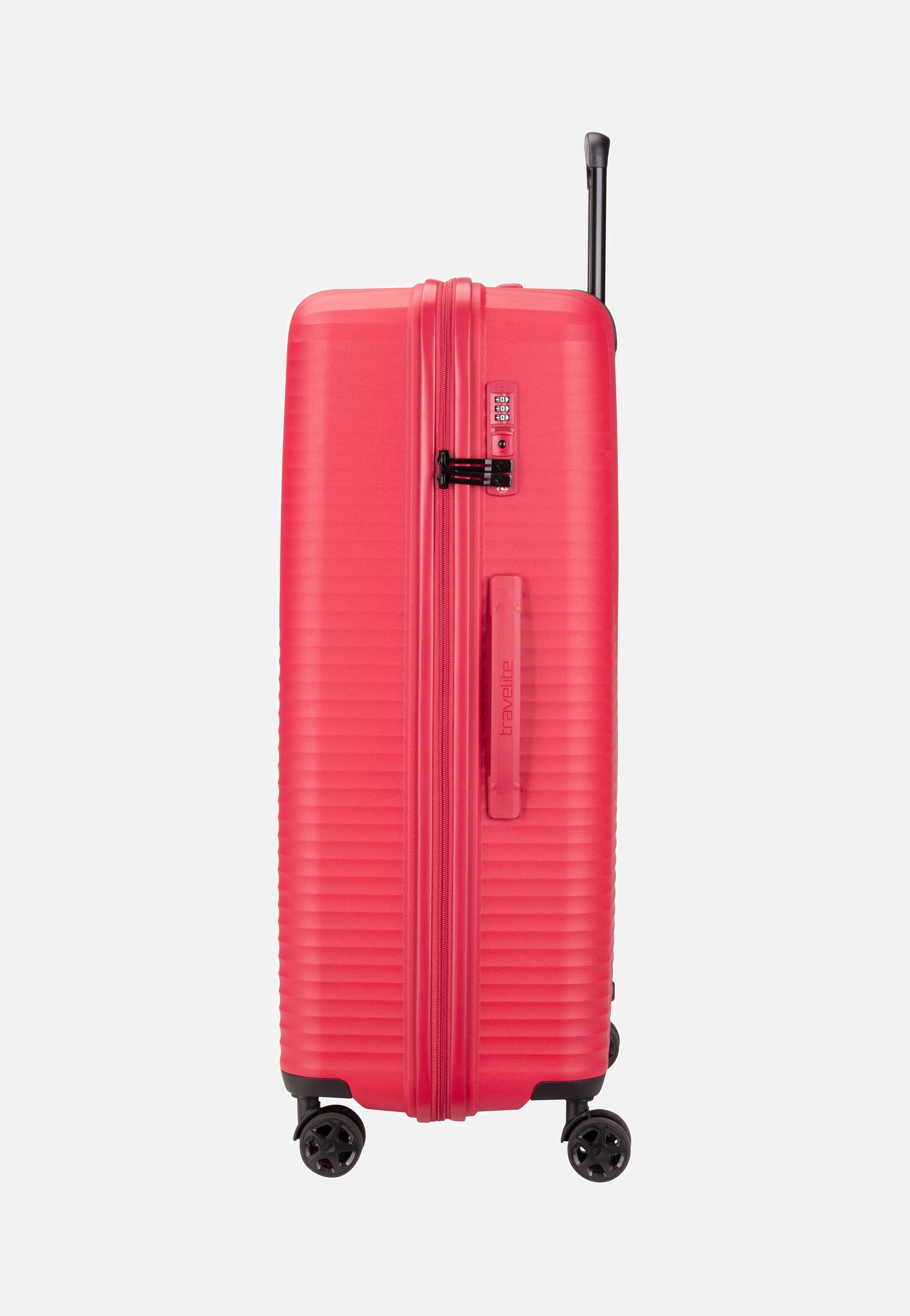 travelite - Air Stripe Trolley 4w L Red - Suitcase | Neutral-Image