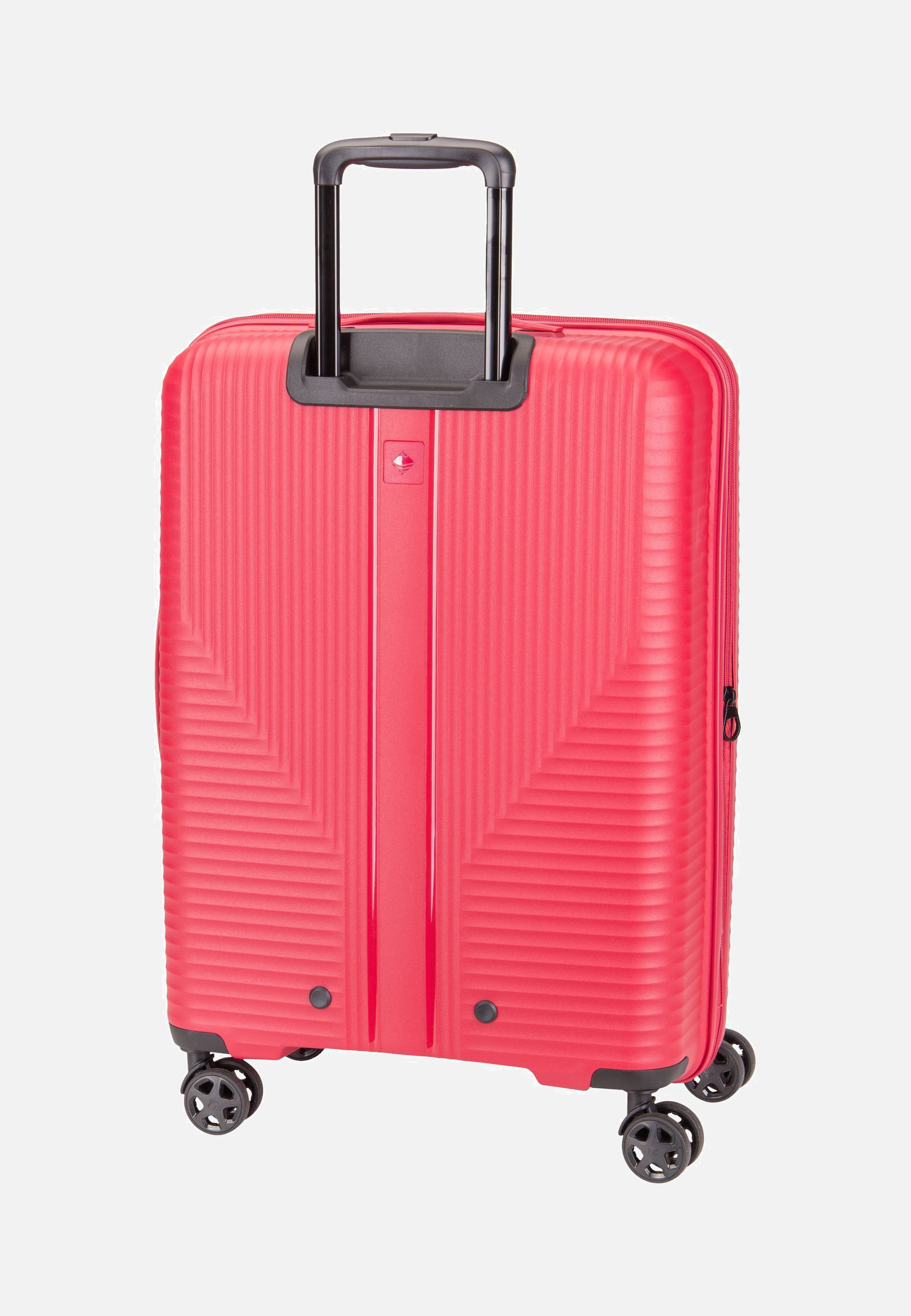 travelite Air Stripe Trolley 4w M exp. Red Koffer