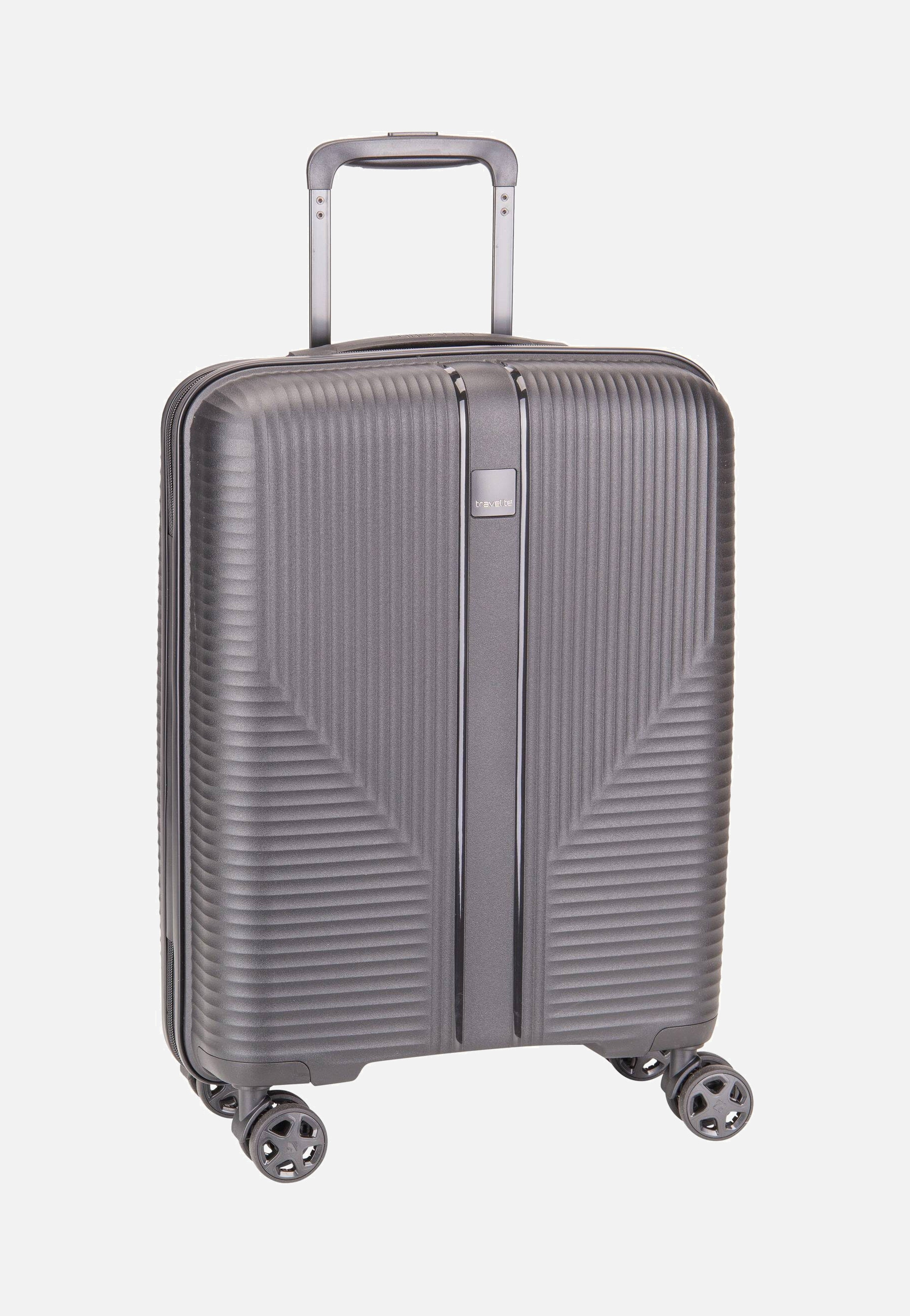 travelite - Air Stripe Trolley 4w S Black - Suitcase | Neutral-Image
