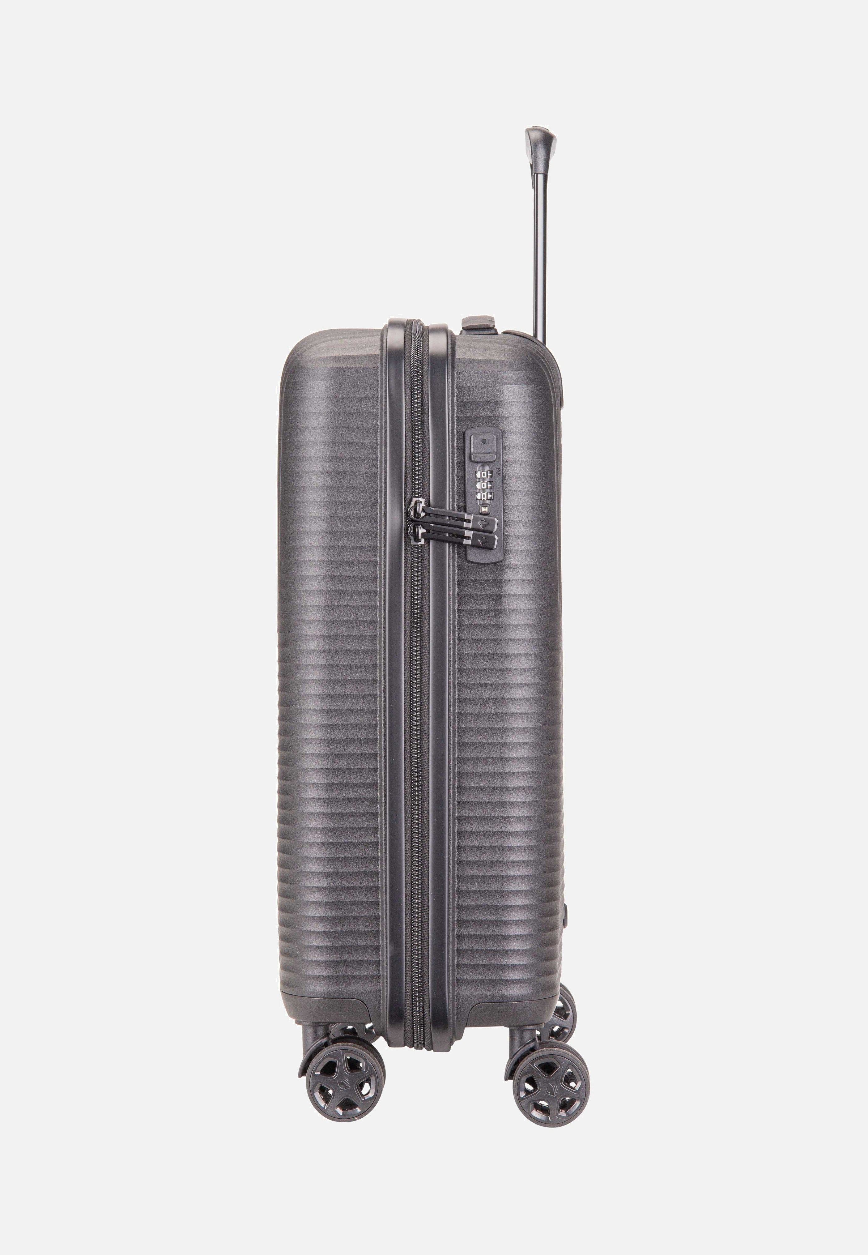 travelite - Air Stripe Trolley 4w S Black - Suitcase | Neutral-Image