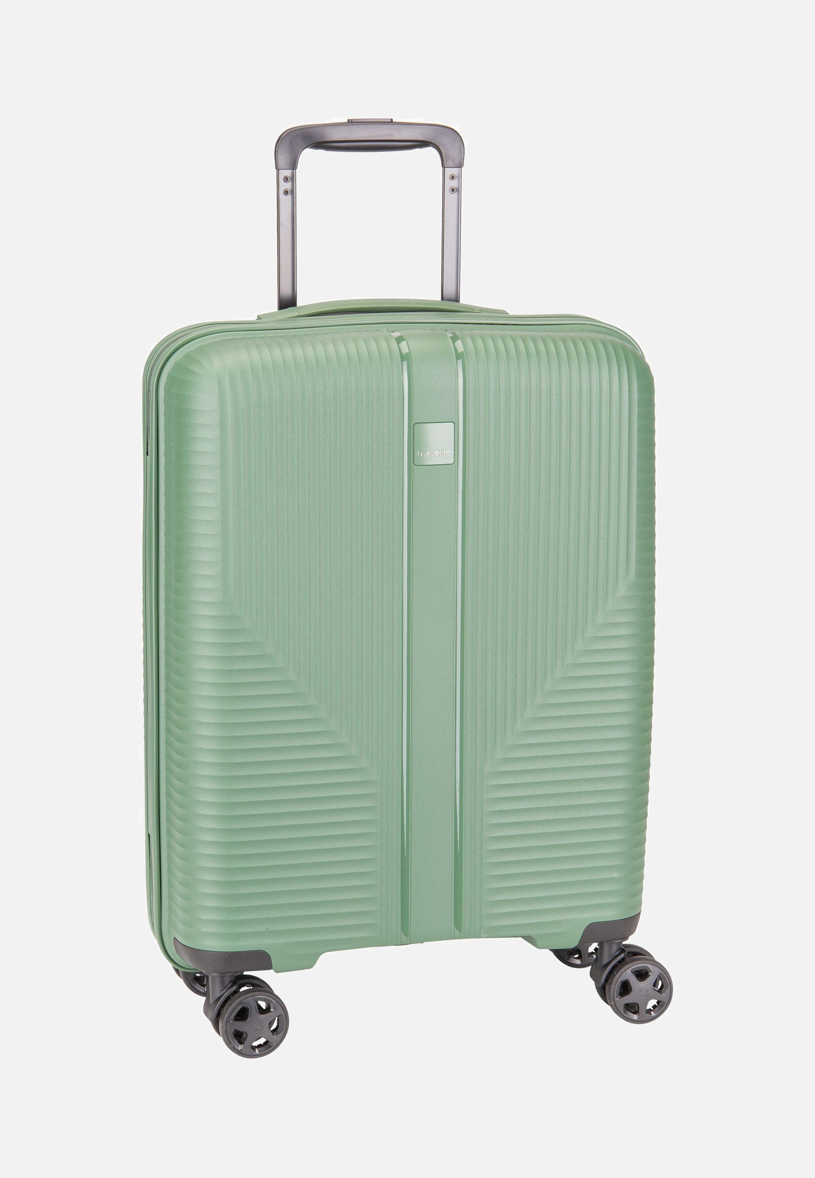 travelite - Air Stripe Trolley 4w S Green - Suitcase | Neutral-Image