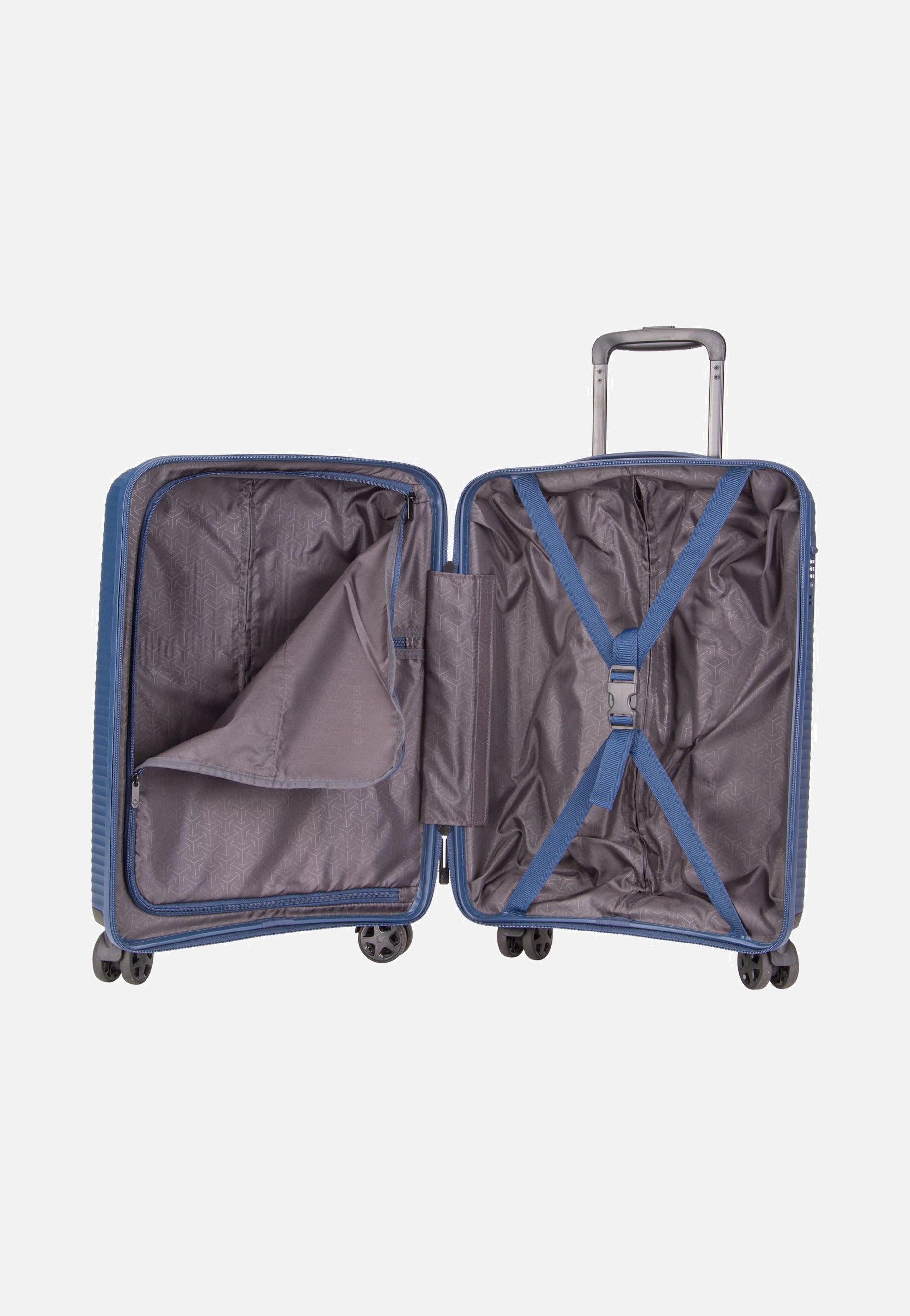 travelite - Air Stripe Trolley 4w S Navy - Suitcase | Neutral-Image