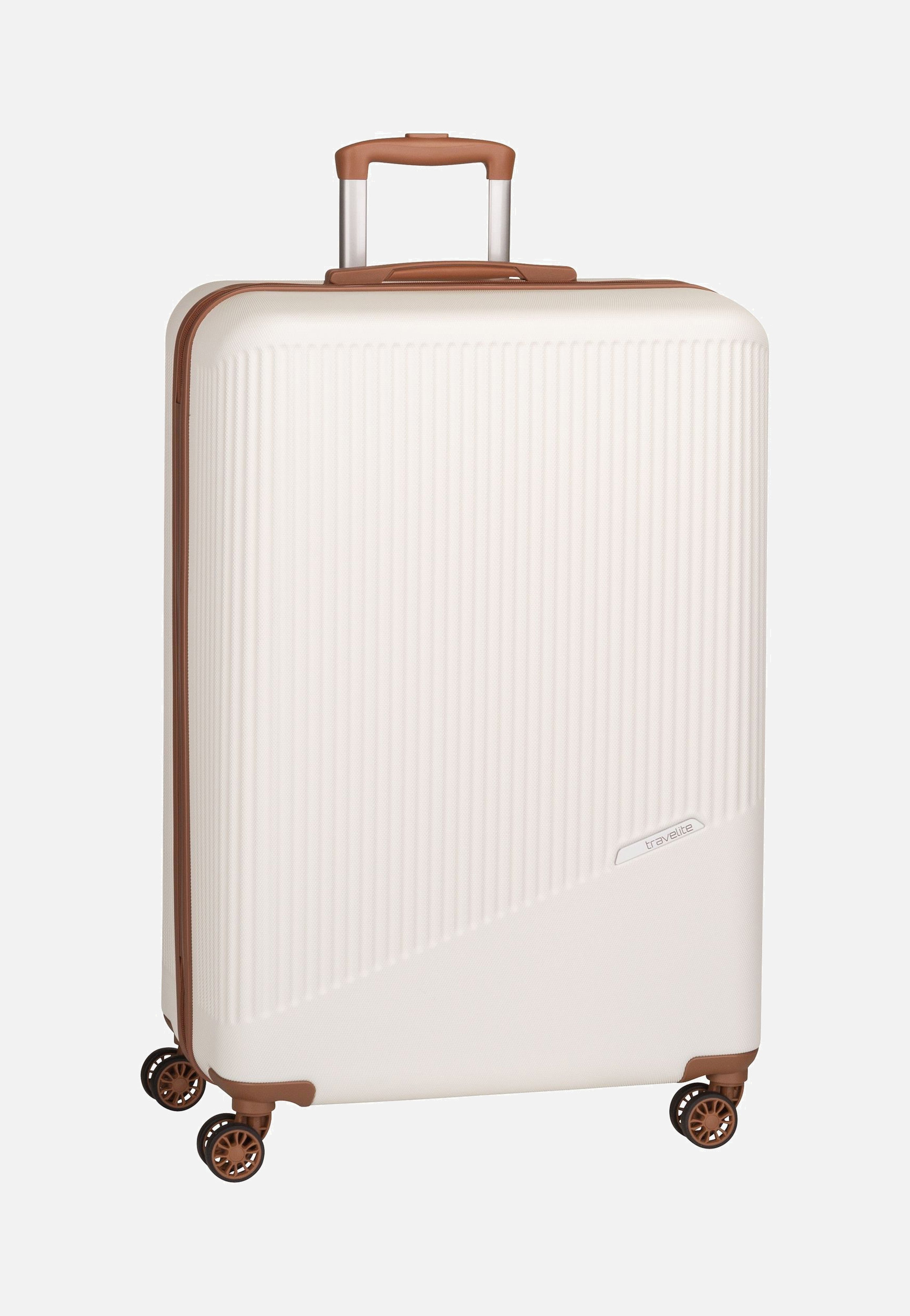 travelite - Bali 4w Trolley L Weiss/Cognac - Suitcase | Neutral-Image