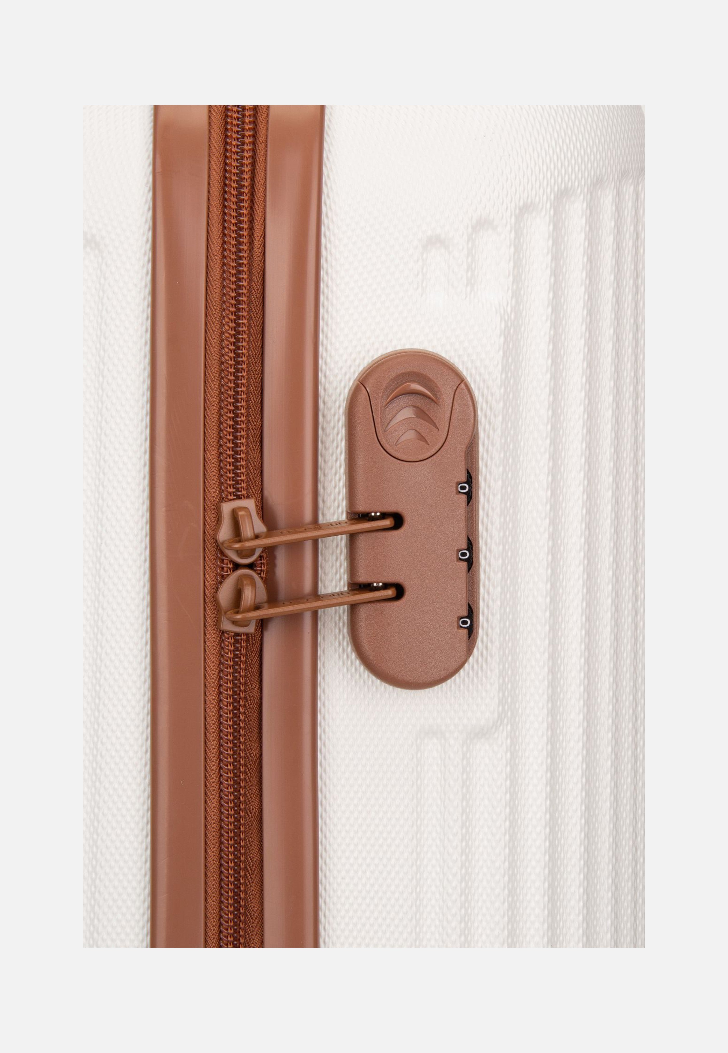 travelite - Bali 4w Trolley S Weiss/Cognac - Suitcase | Neutral-Image