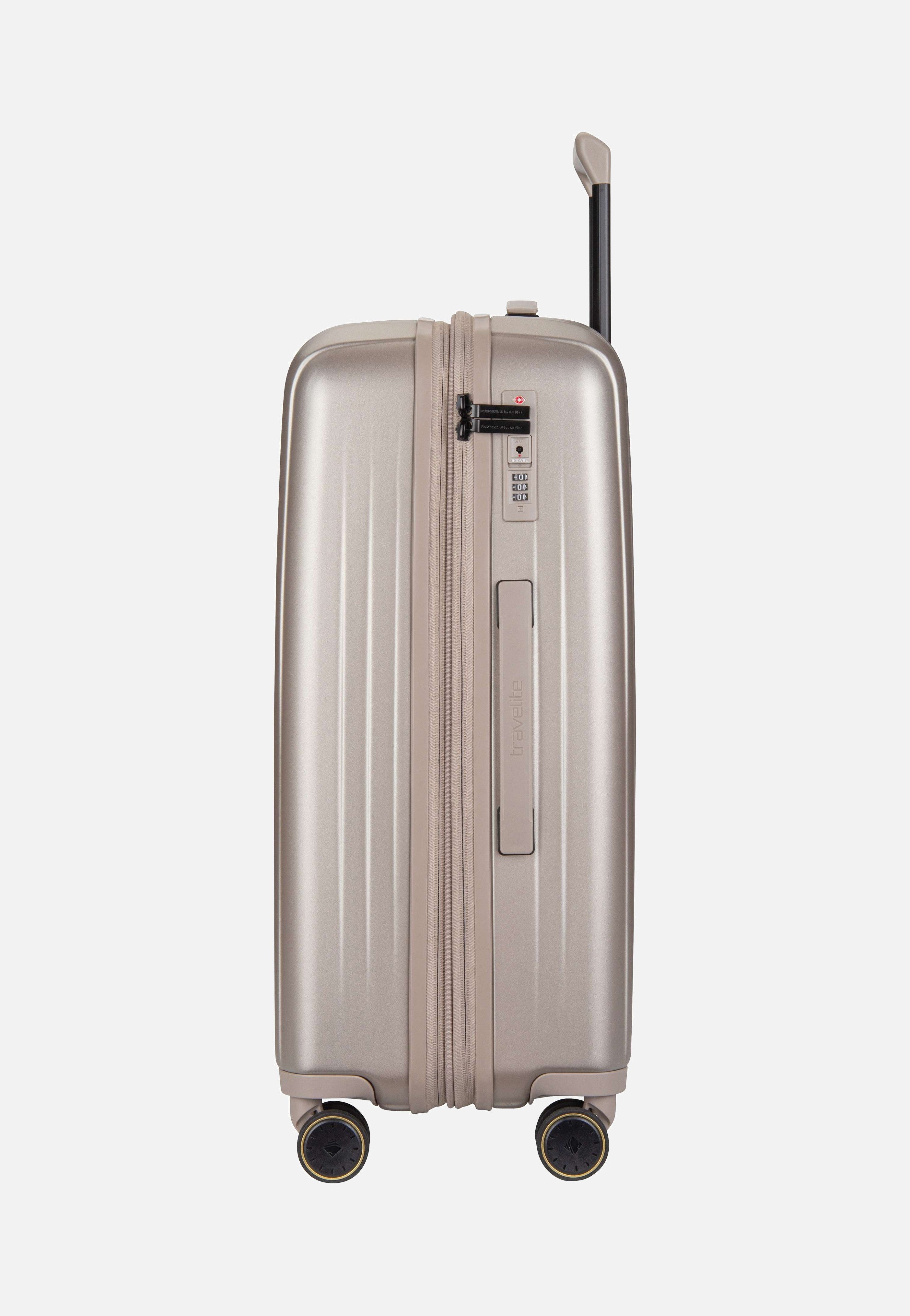 travelite - Barbara Novelty 4W Trolley M Satin Nude - Suitcase | Neutral-Image