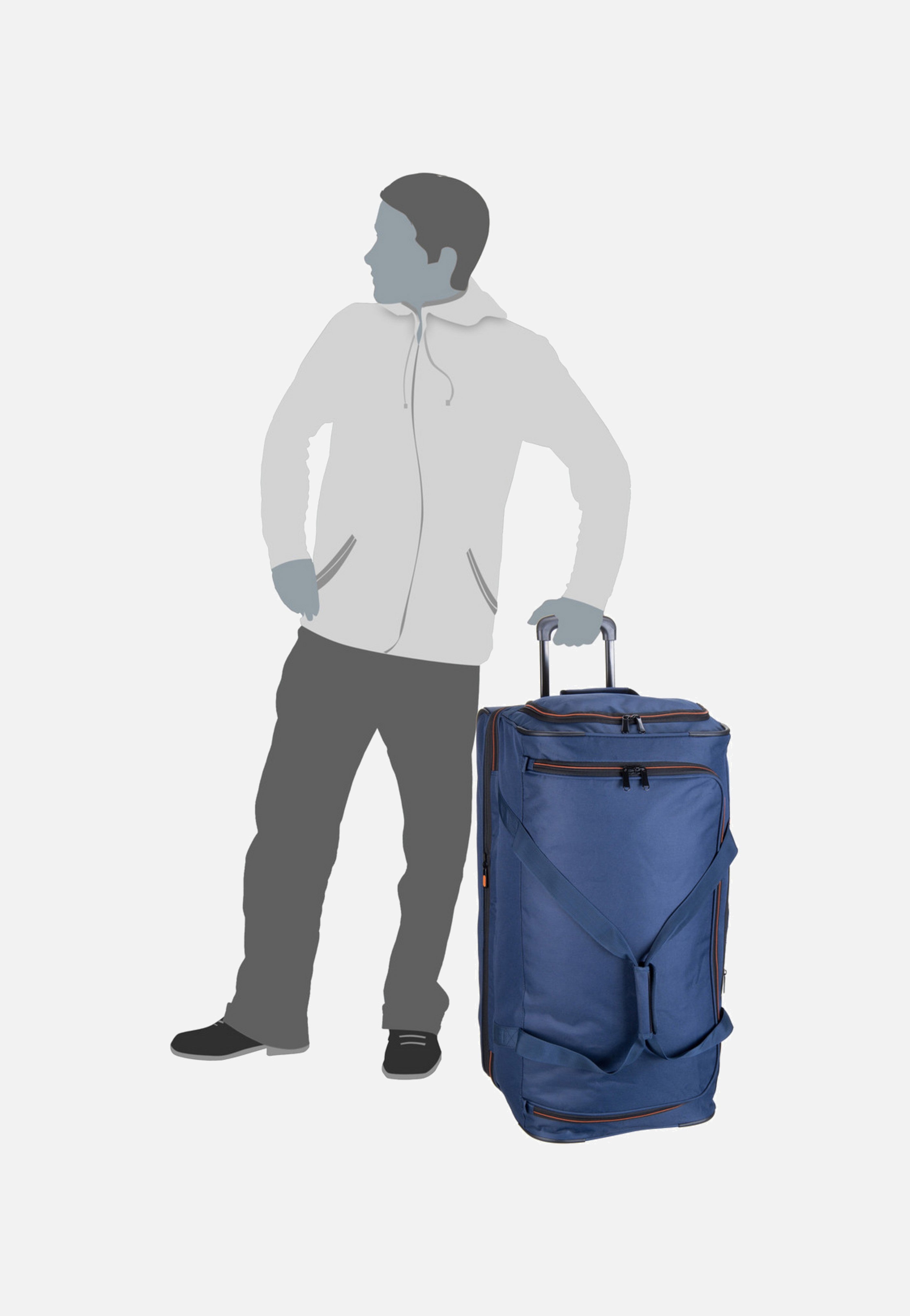 travelite - Basics Trolley L Marine - Travel Bag | Neutral-Image