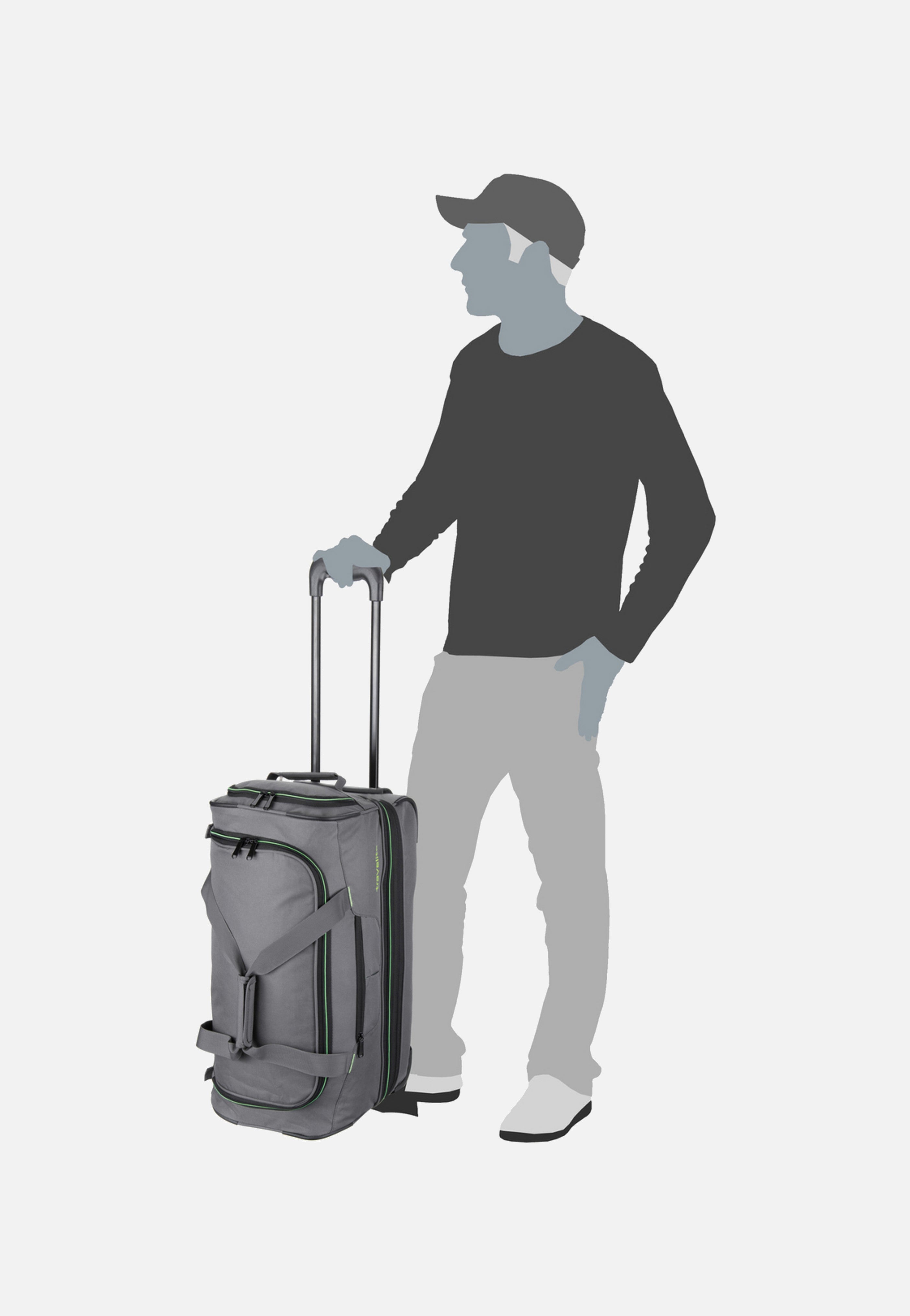 travelite - Basics Trolley S Grau - Travel Bag | Neutral-Image