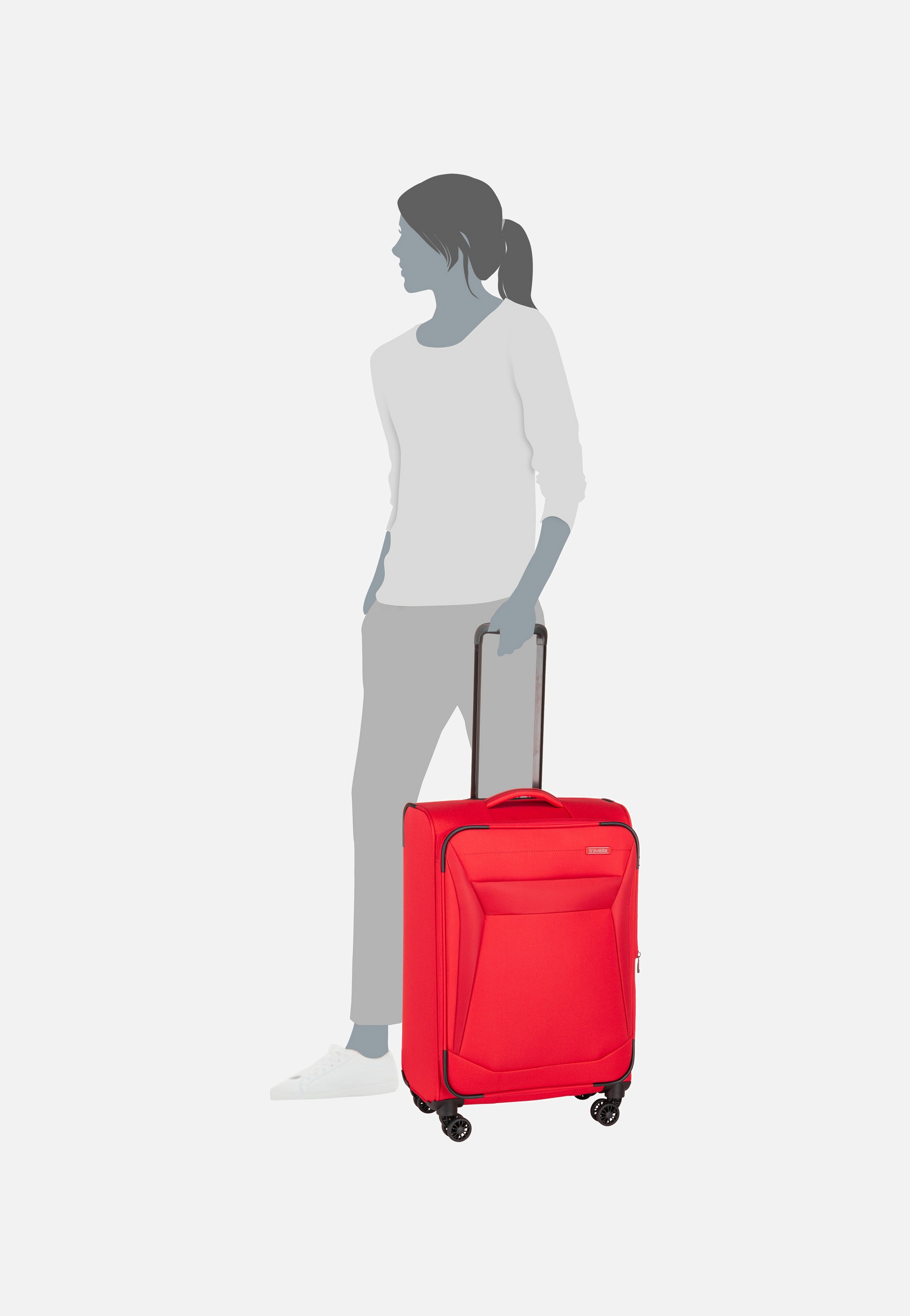 travelite - Chios 4w Trolley M Rot - Suitcase | Neutral-Image