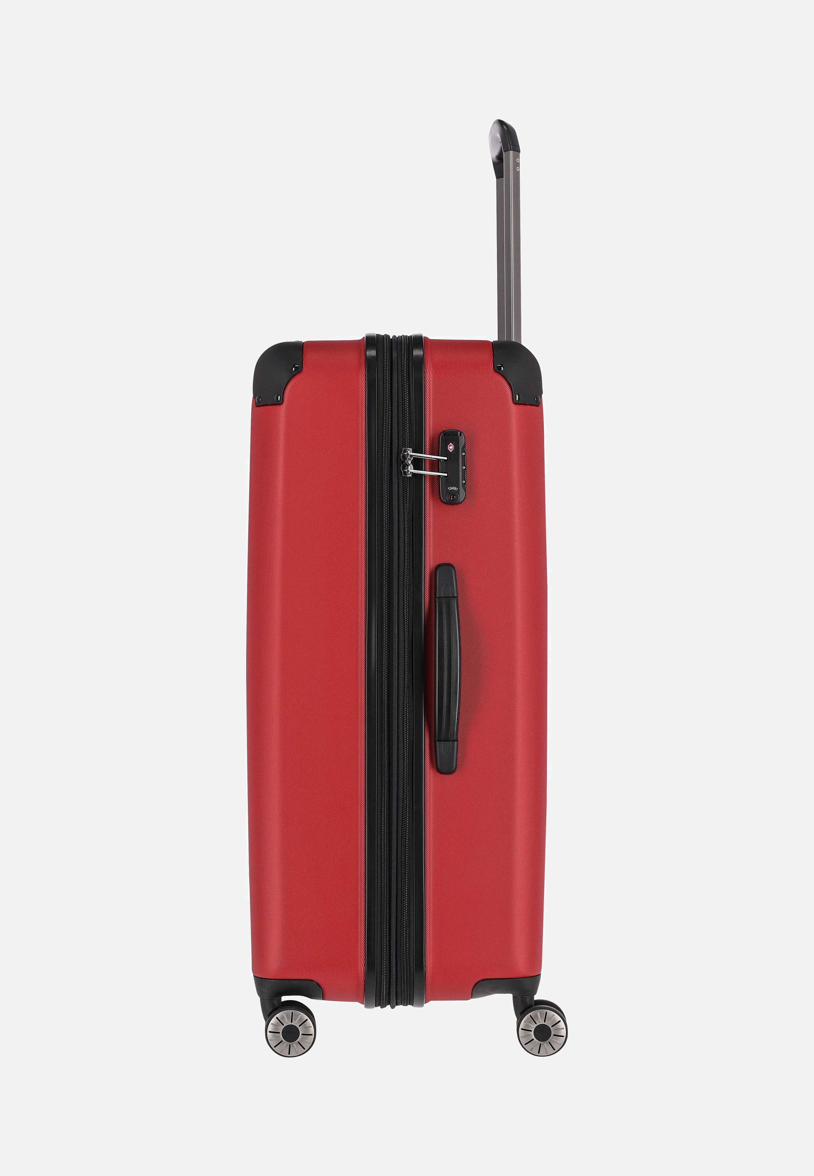 travelite - City 4-Rad Trolley L exp Rot - Suitcase | Neutral-Image