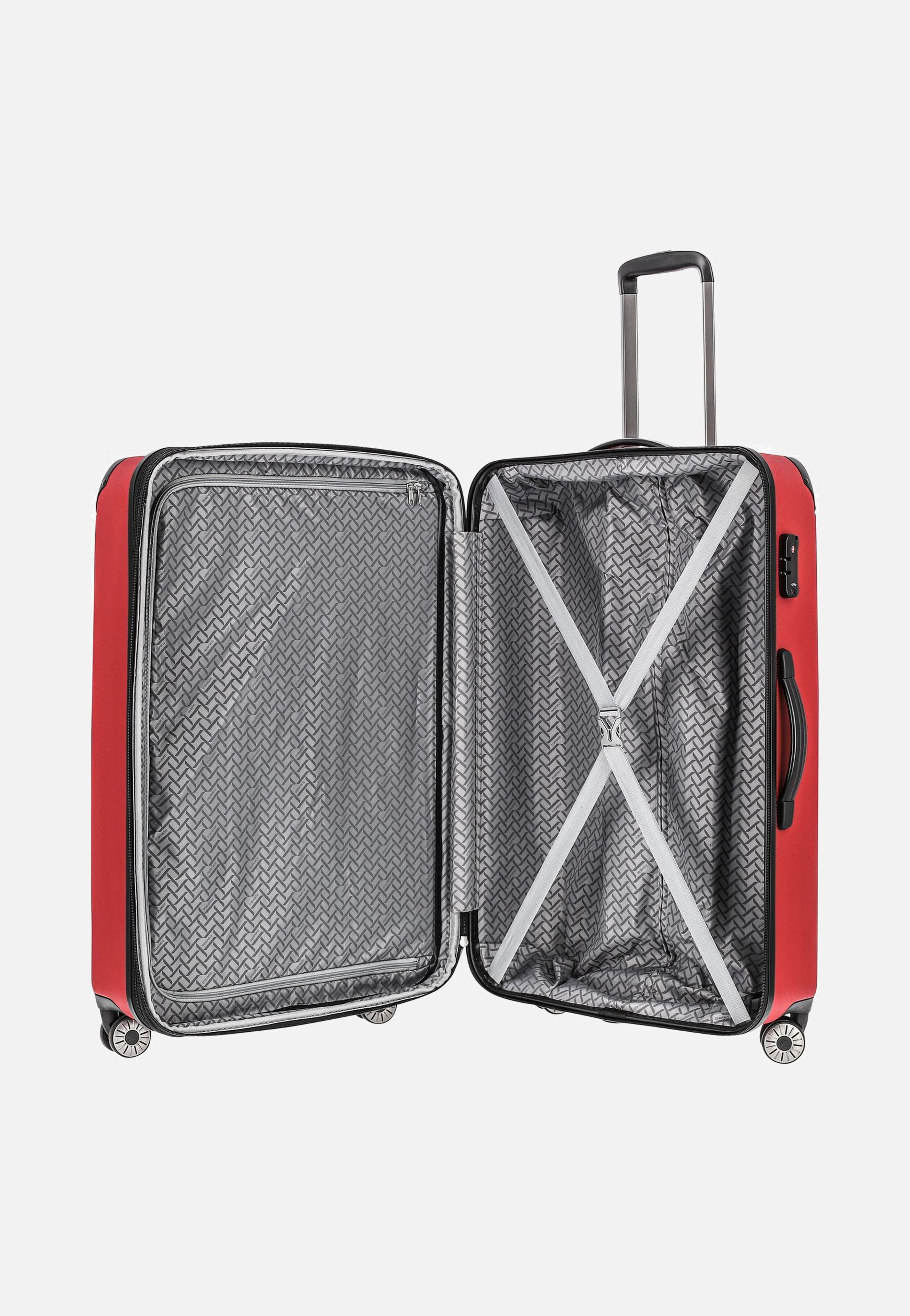 travelite - City 4-Rad Trolley L exp Rot - Suitcase | Neutral-Image