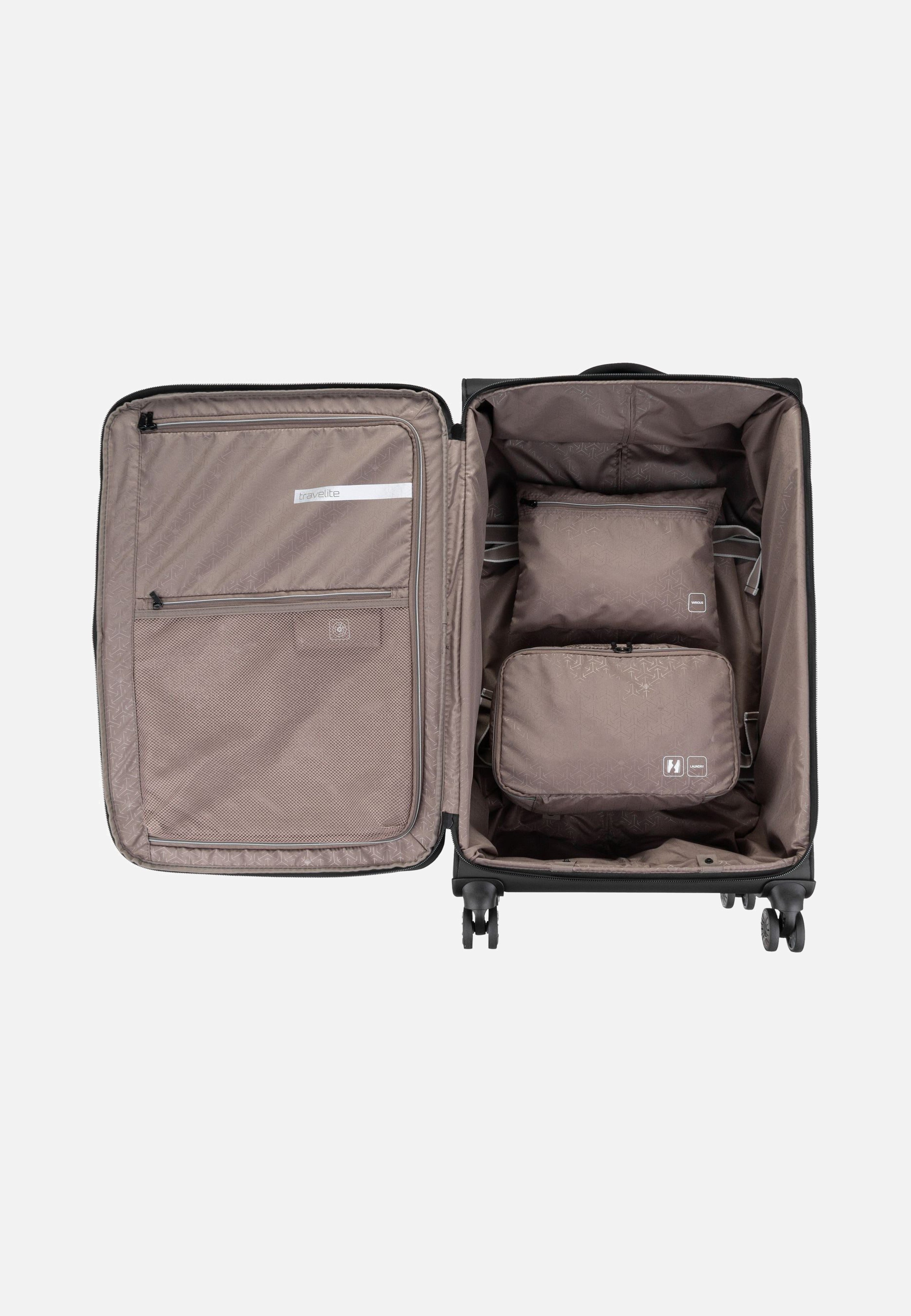 travelite - Crosslite 4w Trolley L Schwarz - Suitcase | Neutral-Image