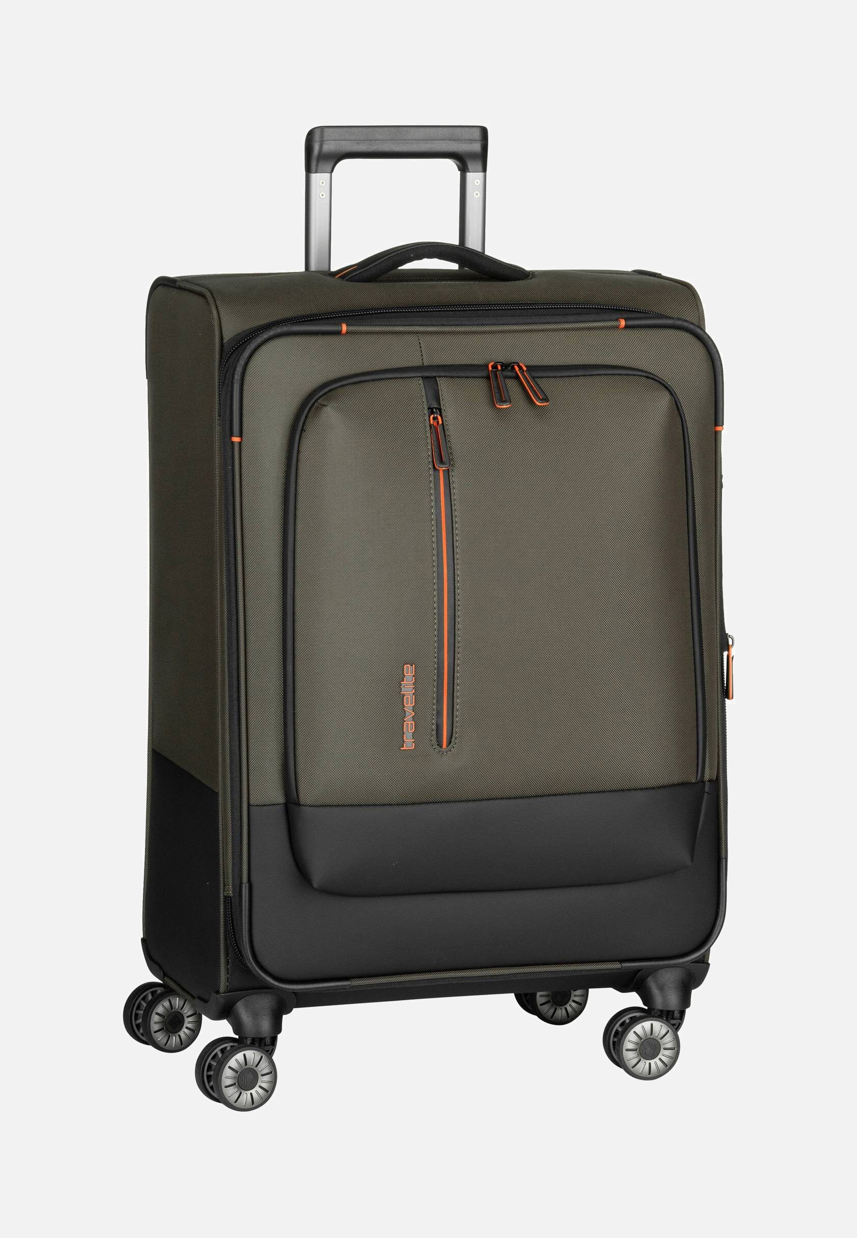 travelite Crosslite 4w Trolley M Oliv Koffer
