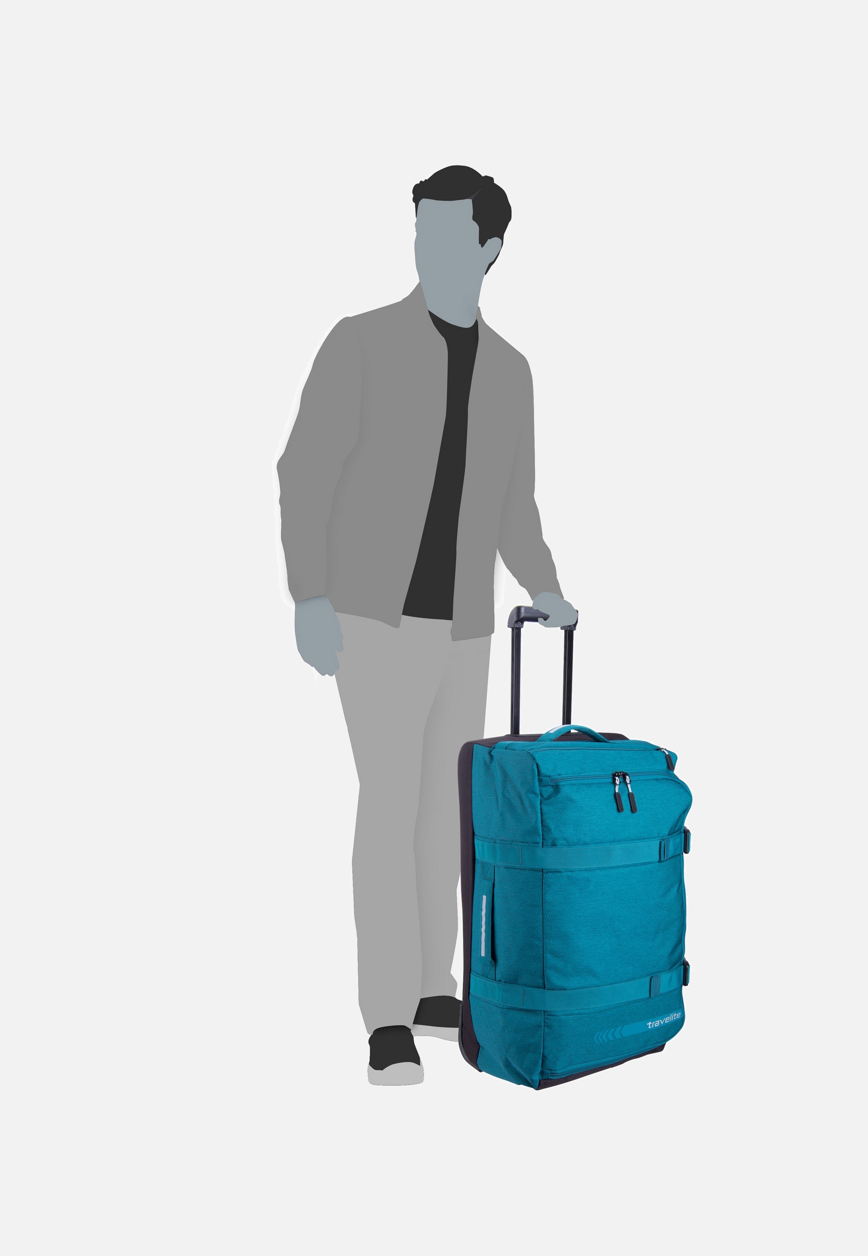 travelite fahrradtasche travelite Kick Off L Dark Anthrazit - Travel Bag