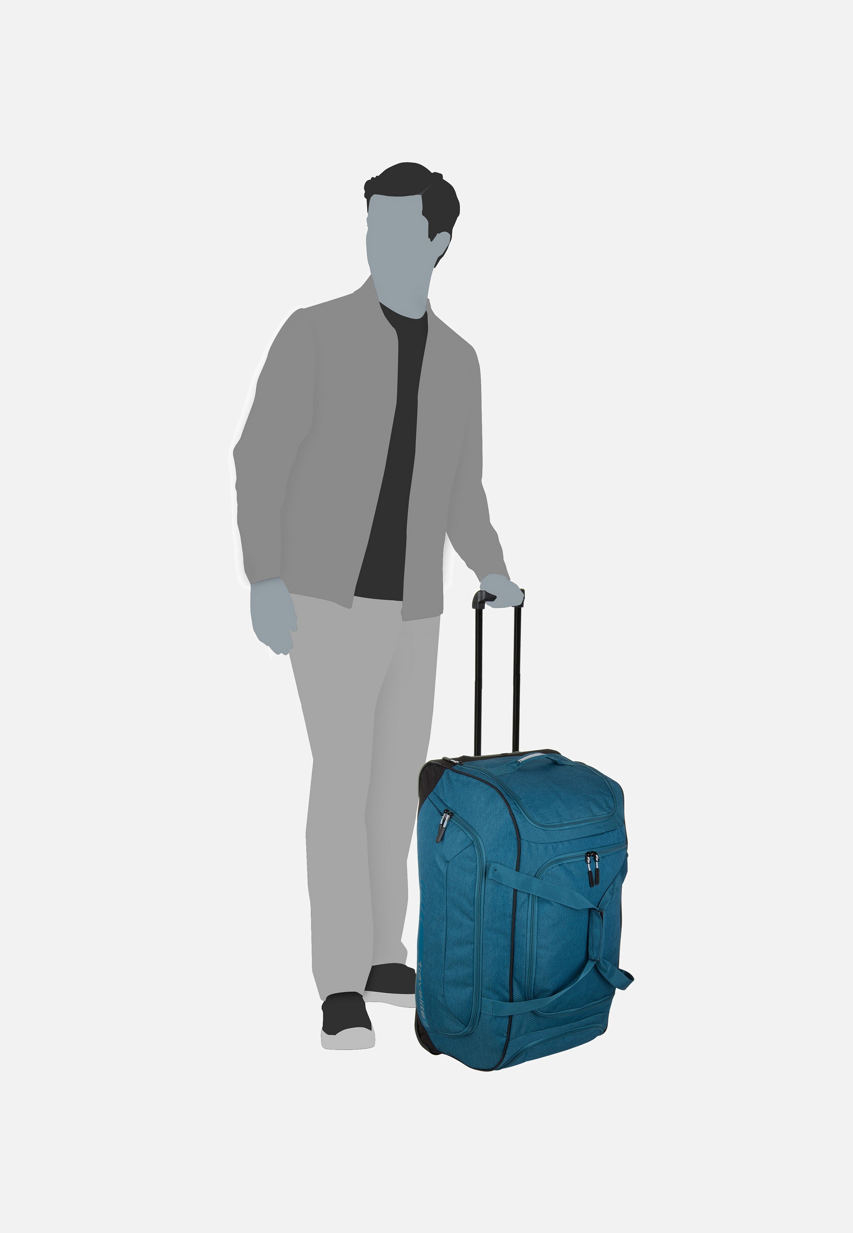 fahrradtasche travelite travelite Kick Off XL Anthrazit - Travel Bag
