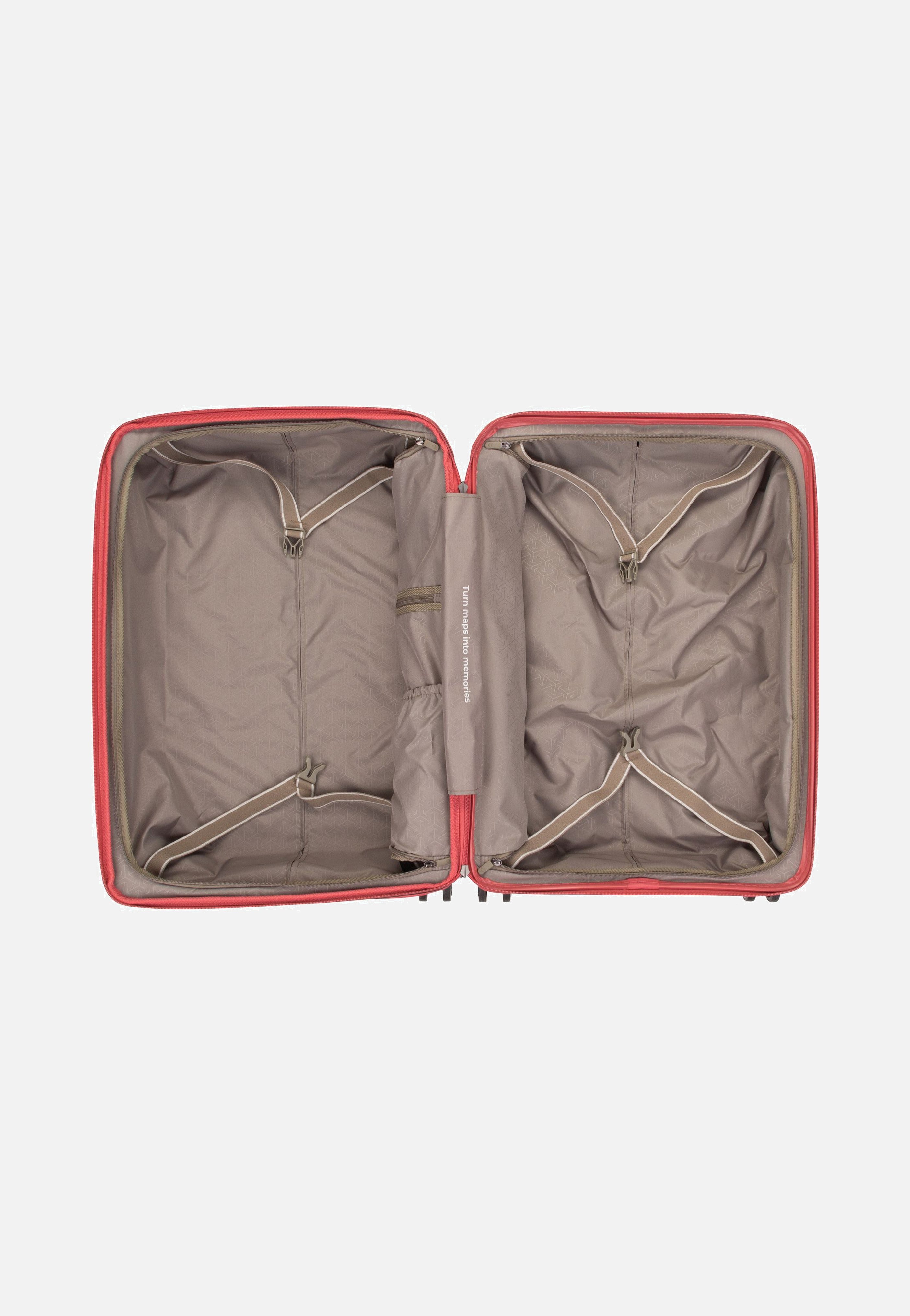 travelite Mooby 4w Trolley L Rot Koffer