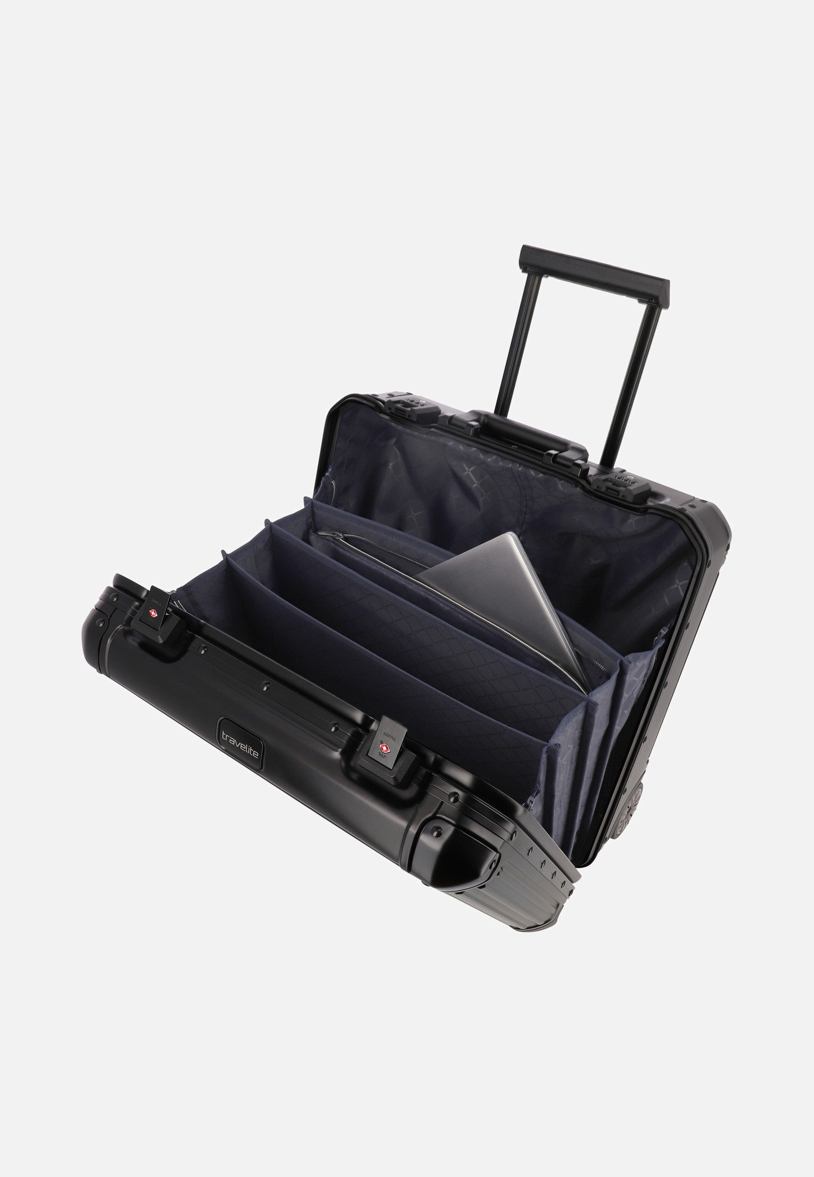 travelite - Next Business Trolley Schwarz - Pilot Case | Neutral-Image