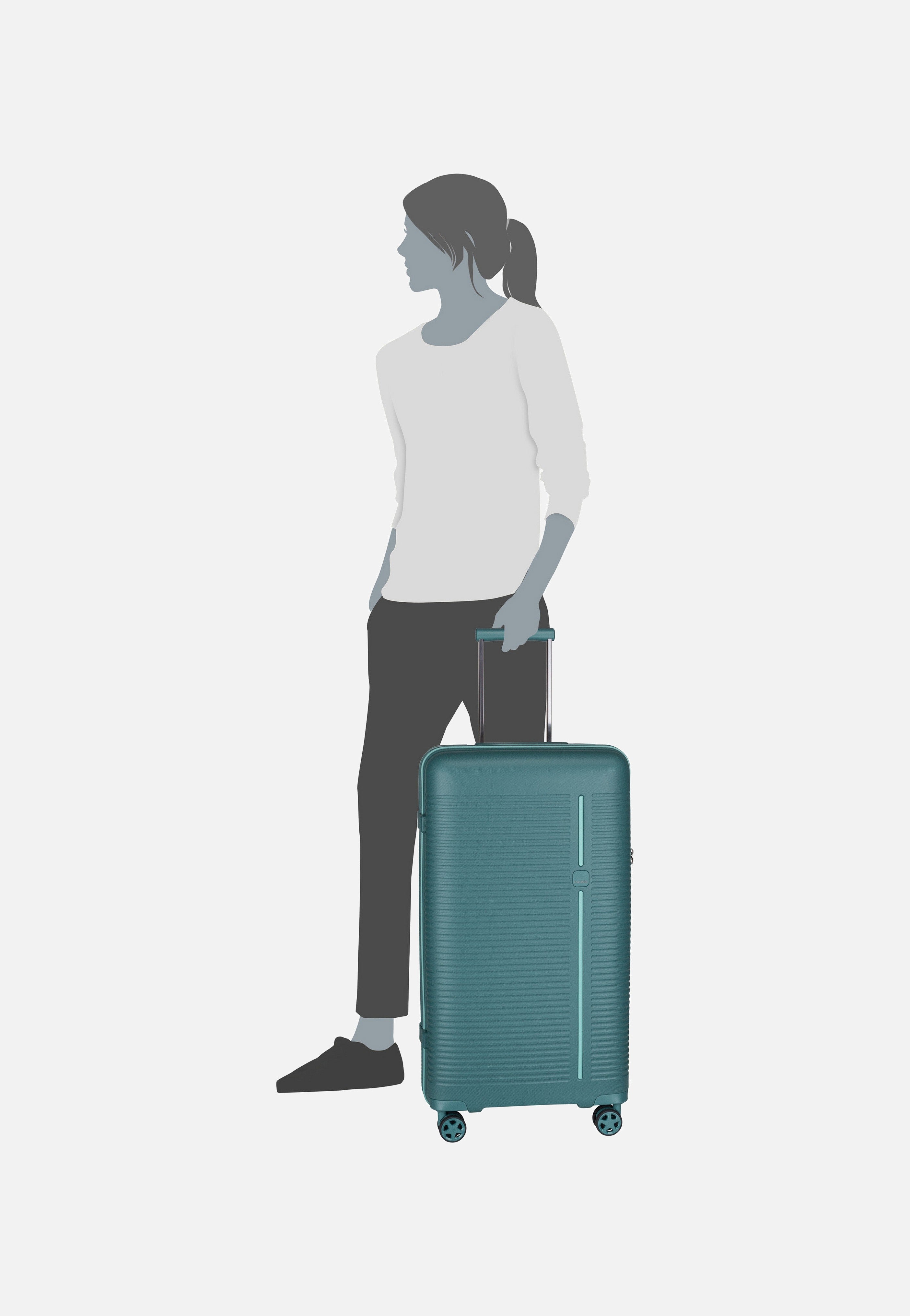 travelite - Roomer 4w Trunk L Aqua - Suitcase | Neutral-Image