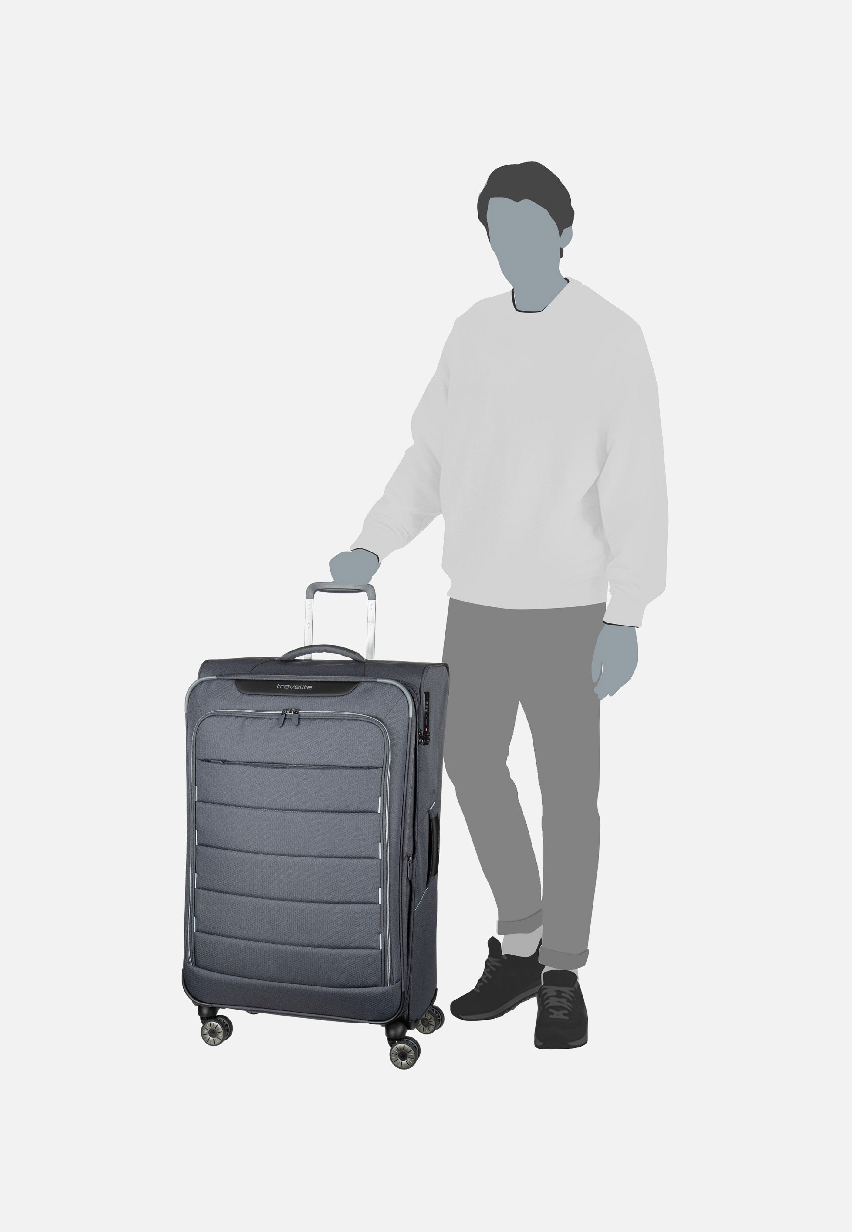 travelite - Skaii 4w Trolley L Gipfelgrau - Suitcase | Neutral-Image