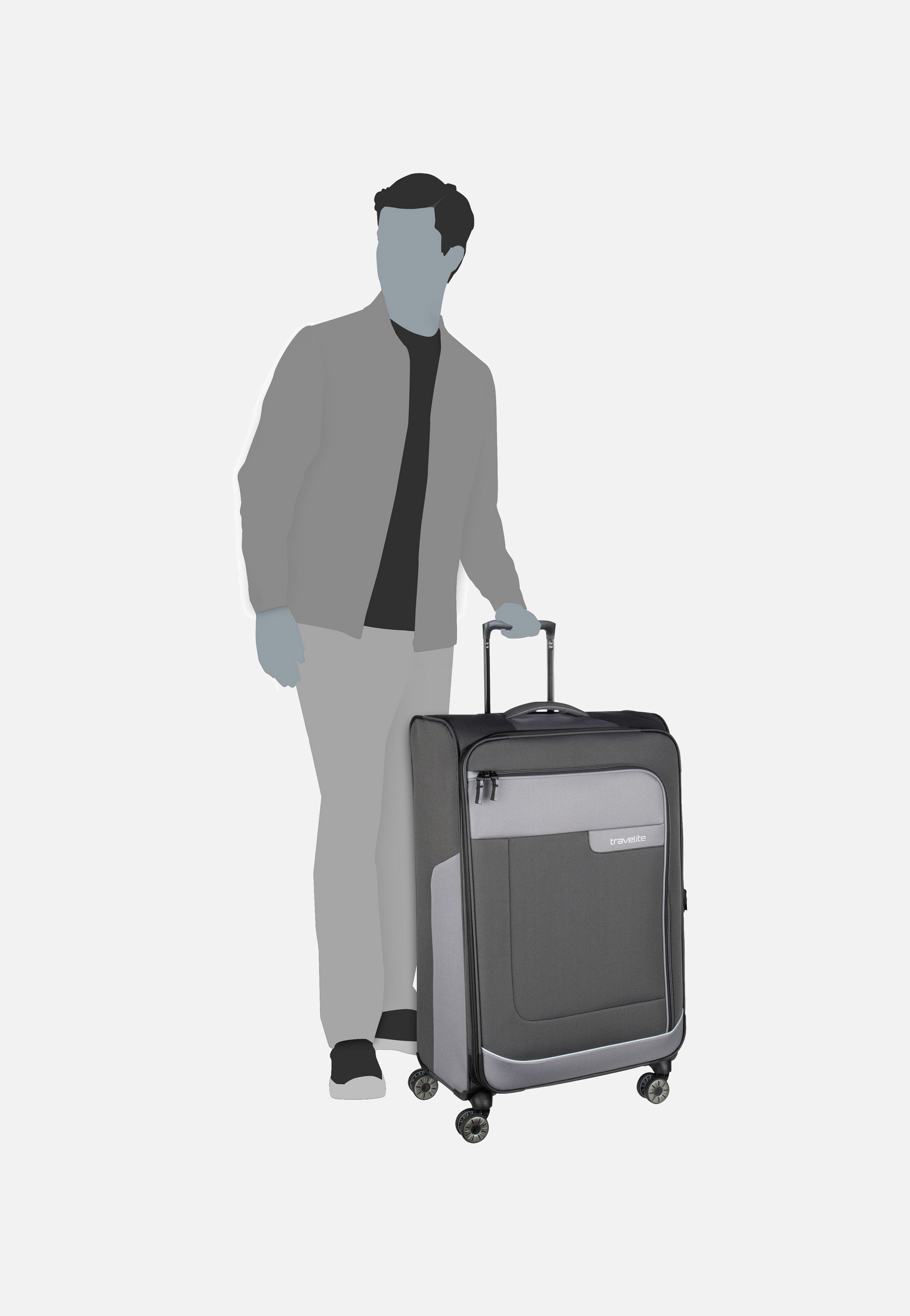 travelite - Viia 4w Trolley L Schiefer - Suitcase | Neutral-Image