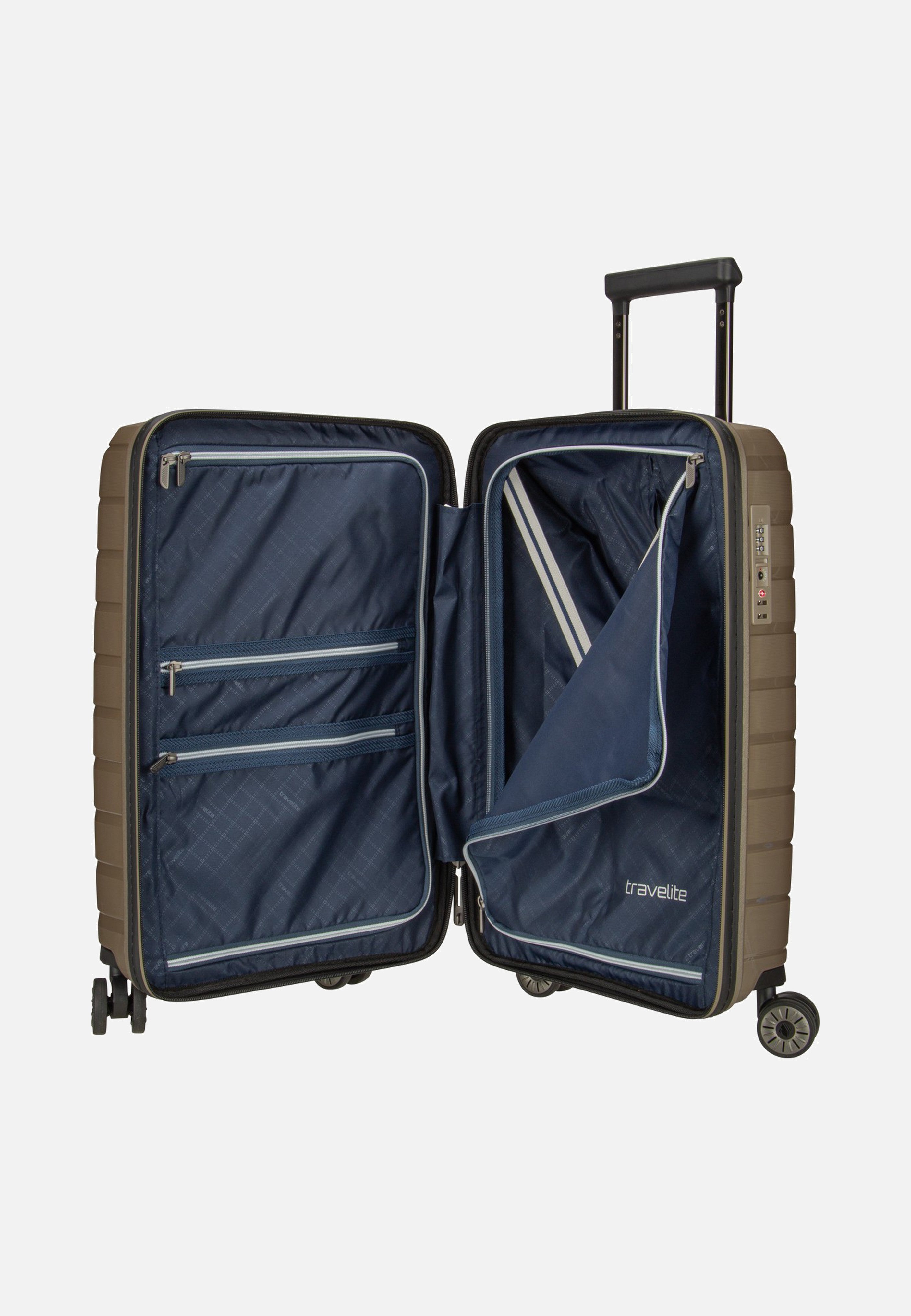 travelite Air Base Trolley 4W S Champagne Koffer