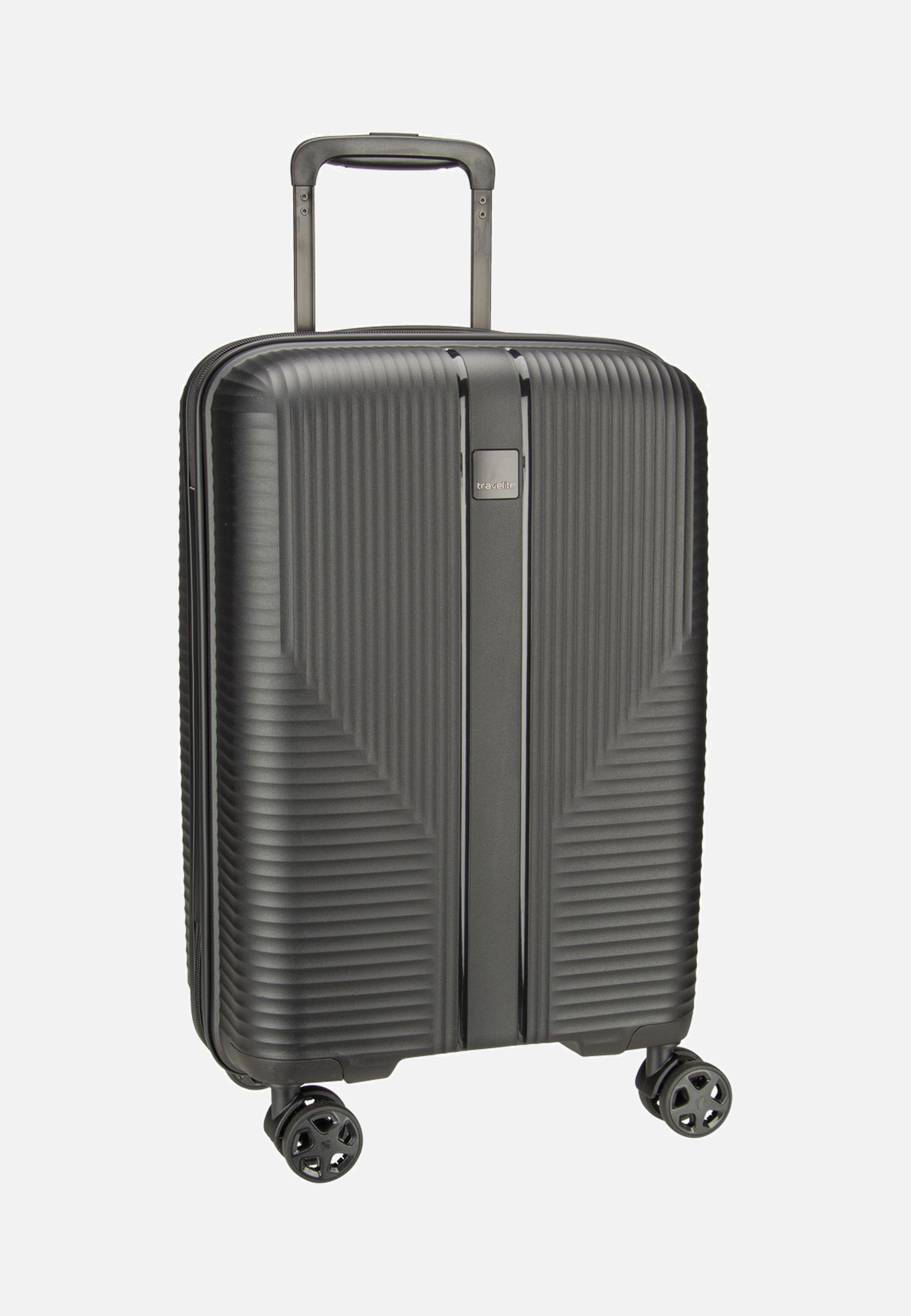 travelite Air Stripe Trolley 4W S Black Koffer