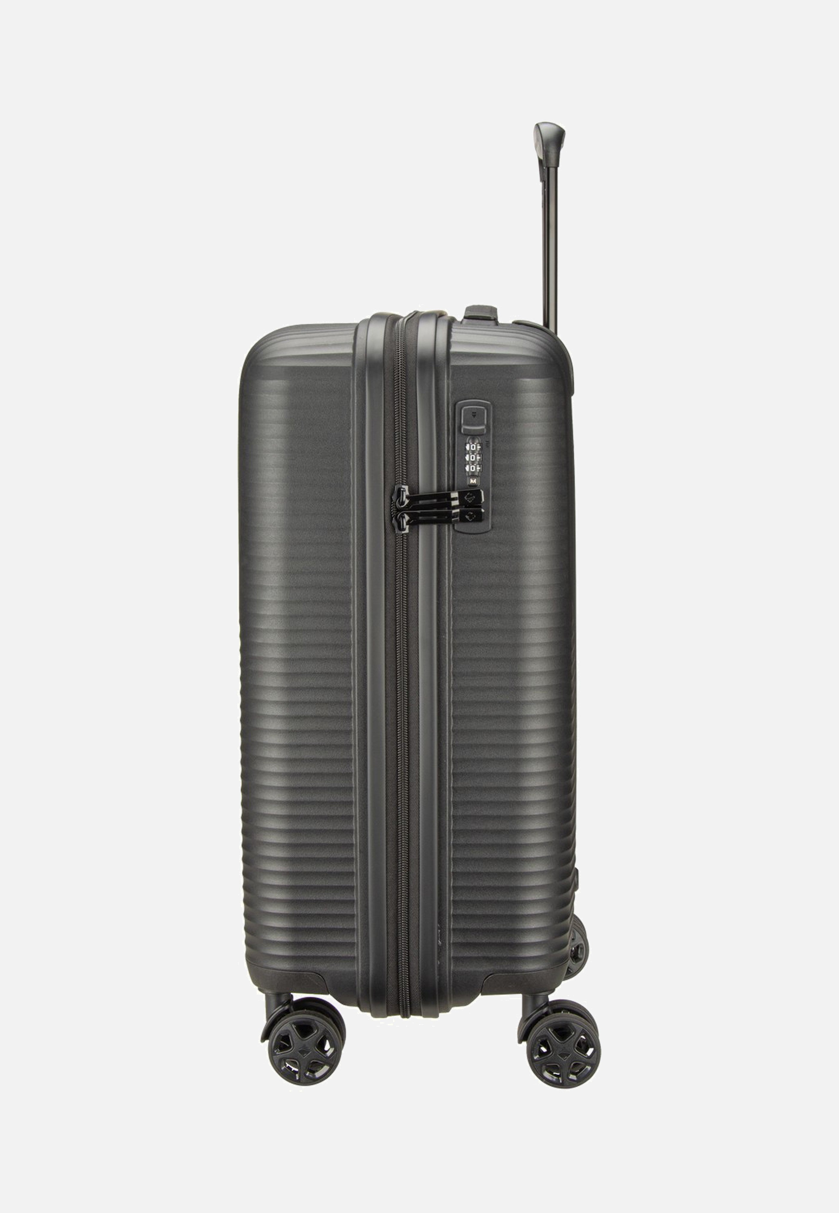 travelite Air Stripe Trolley 4W S Black Koffer