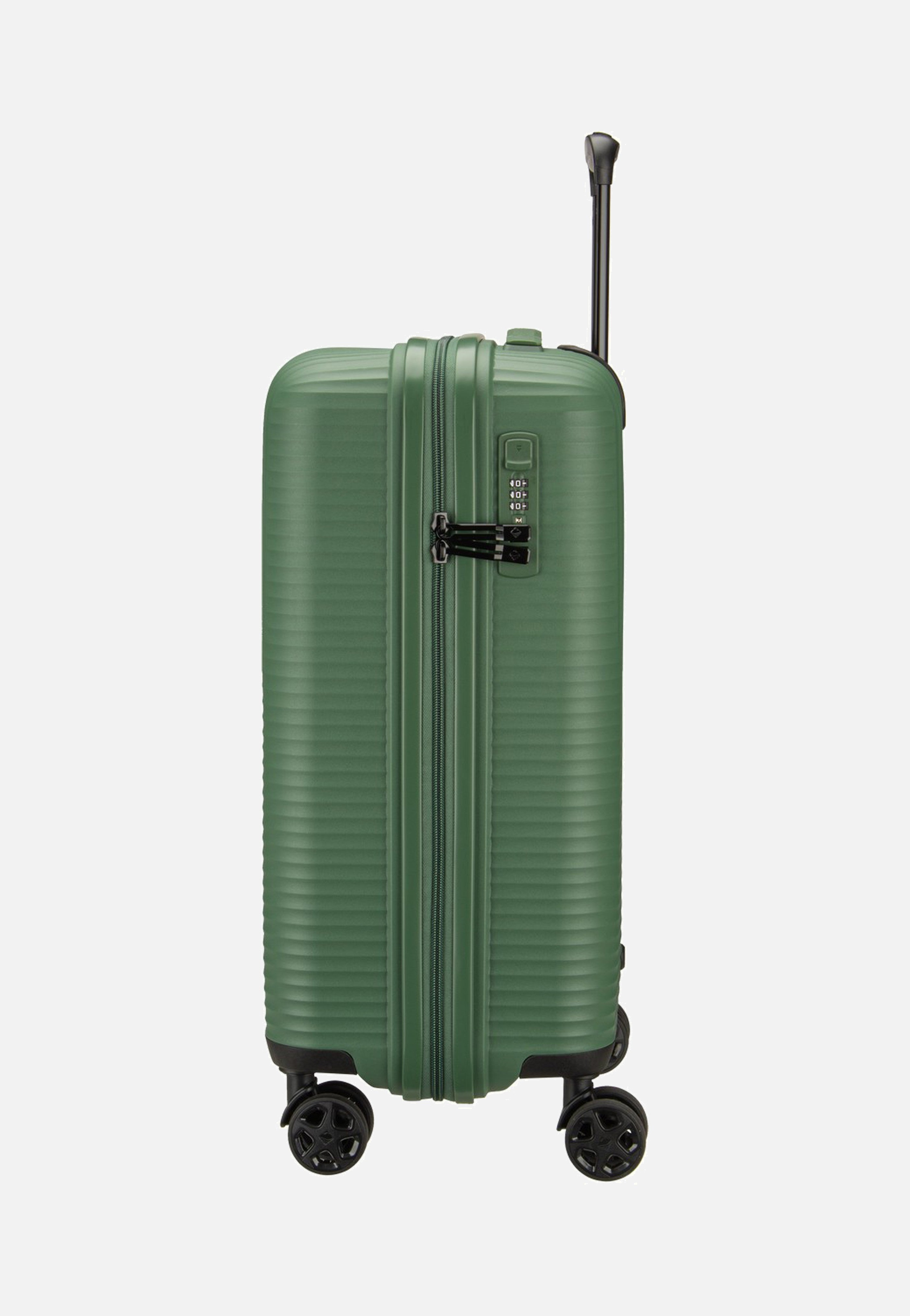 travelite Air Stripe Trolley 4W S Green Koffer