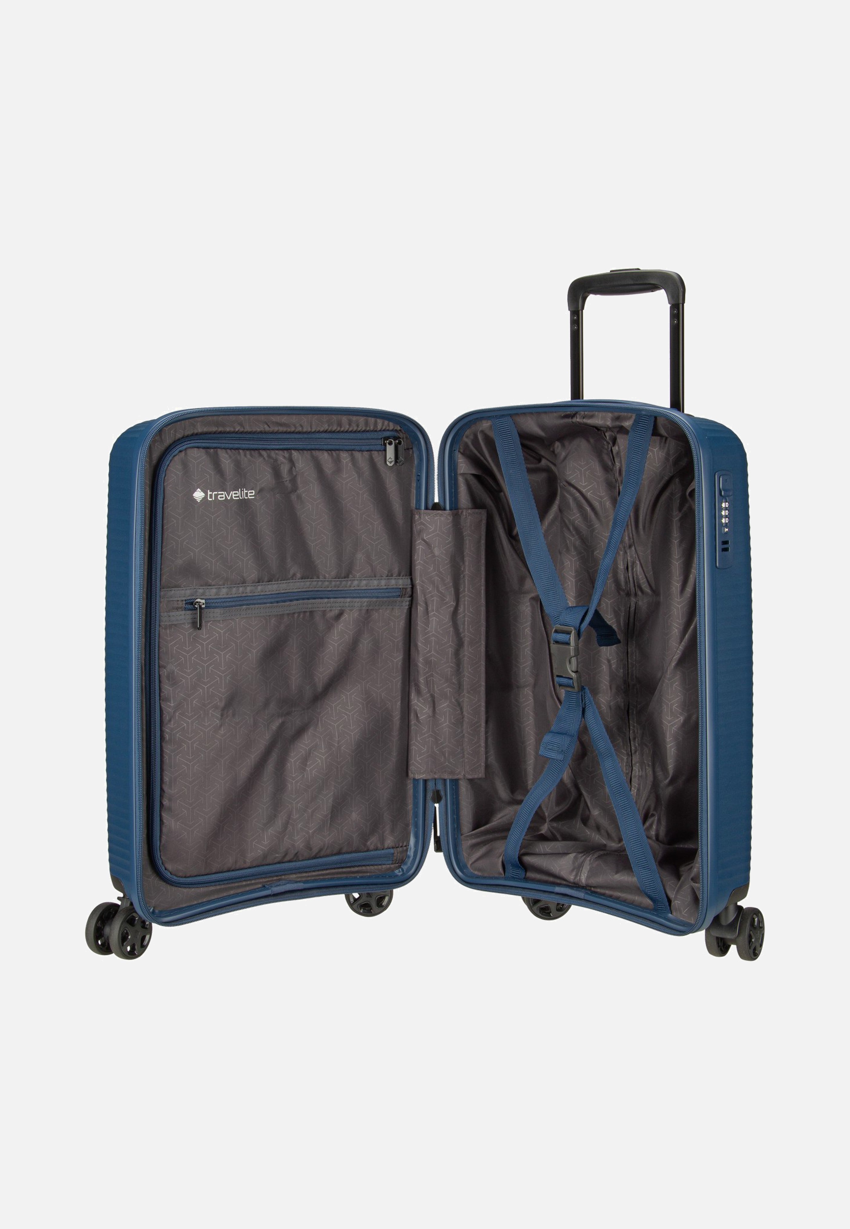 travelite - Air Stripe Trolley 4W S Navy - Suitcase | Neutral-Image