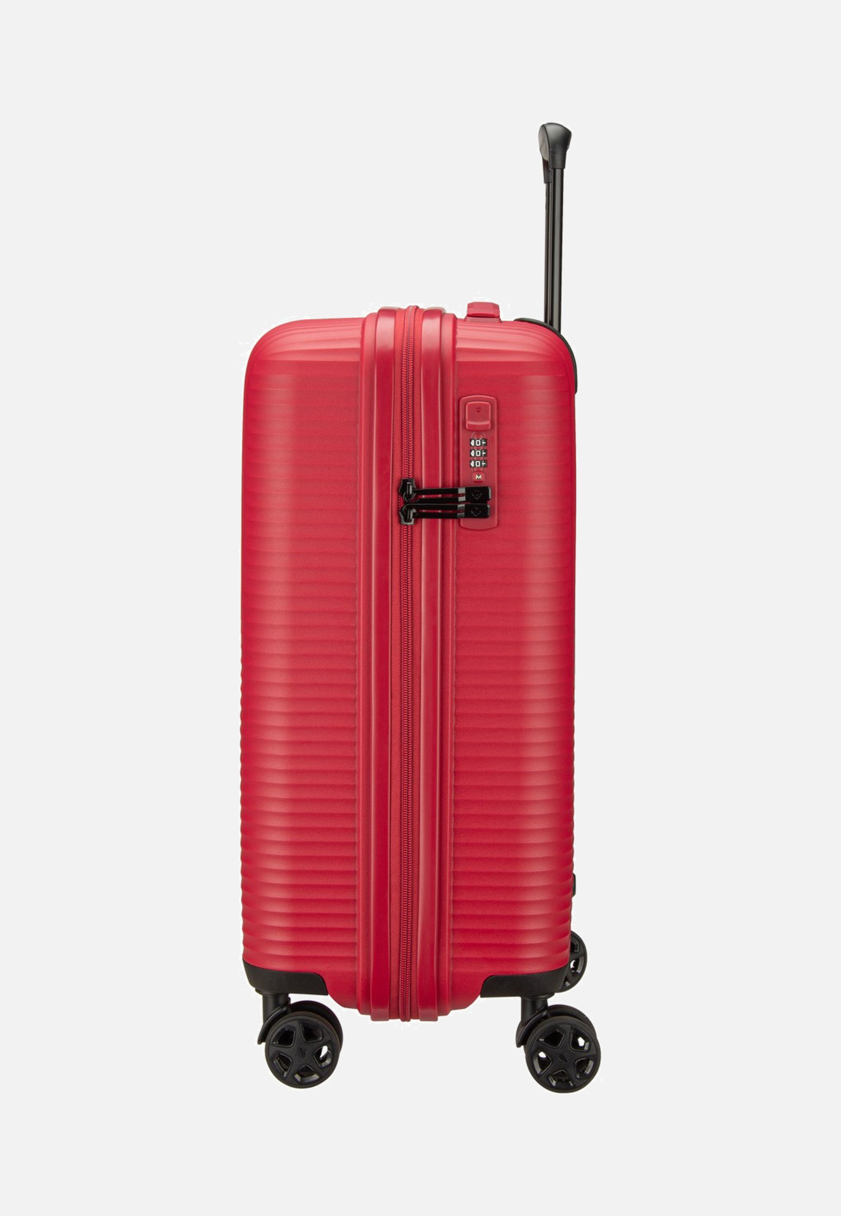travelite Air Stripe Trolley 4W S Red Koffer